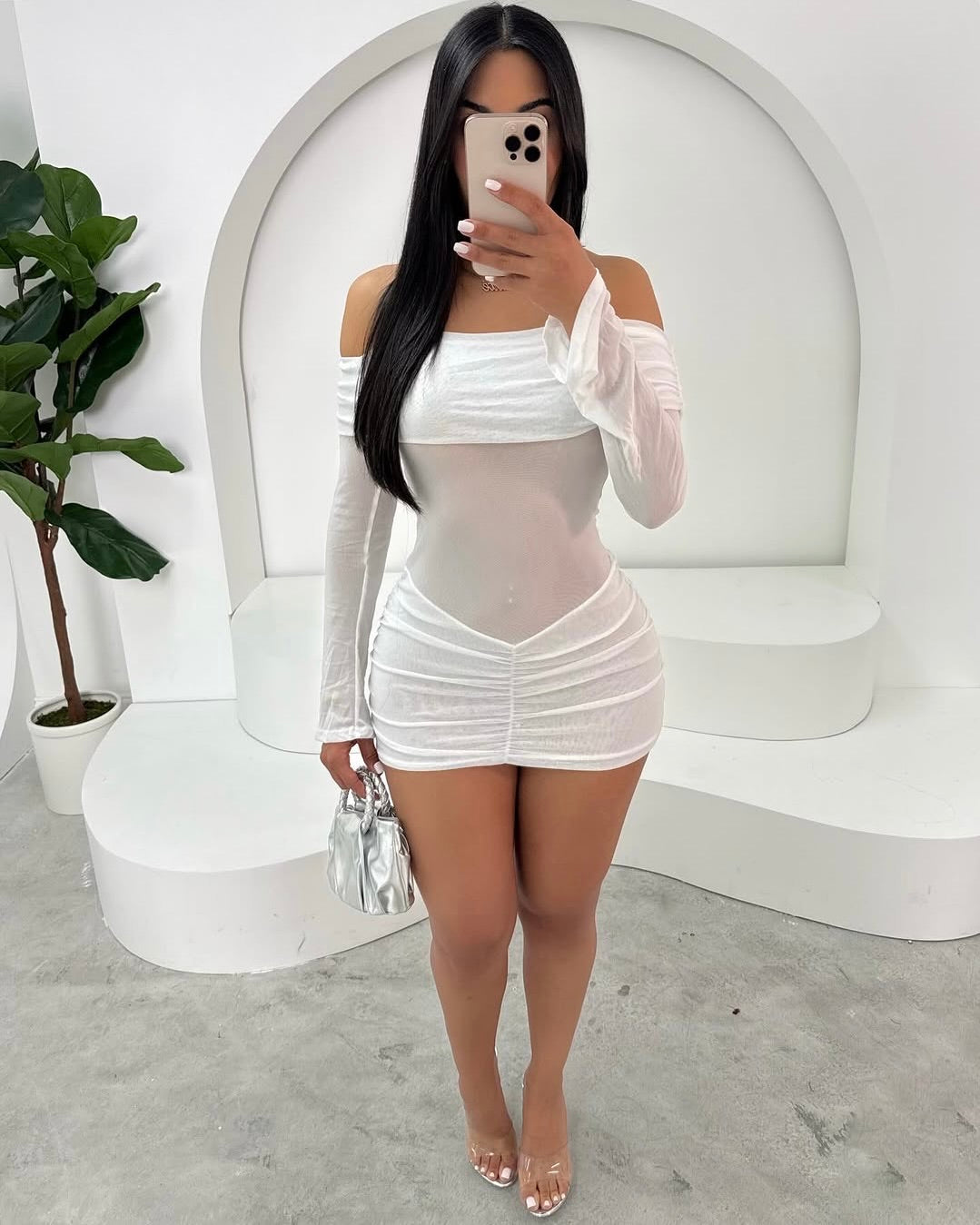 Samantha Off-Shoulder Mini Dress