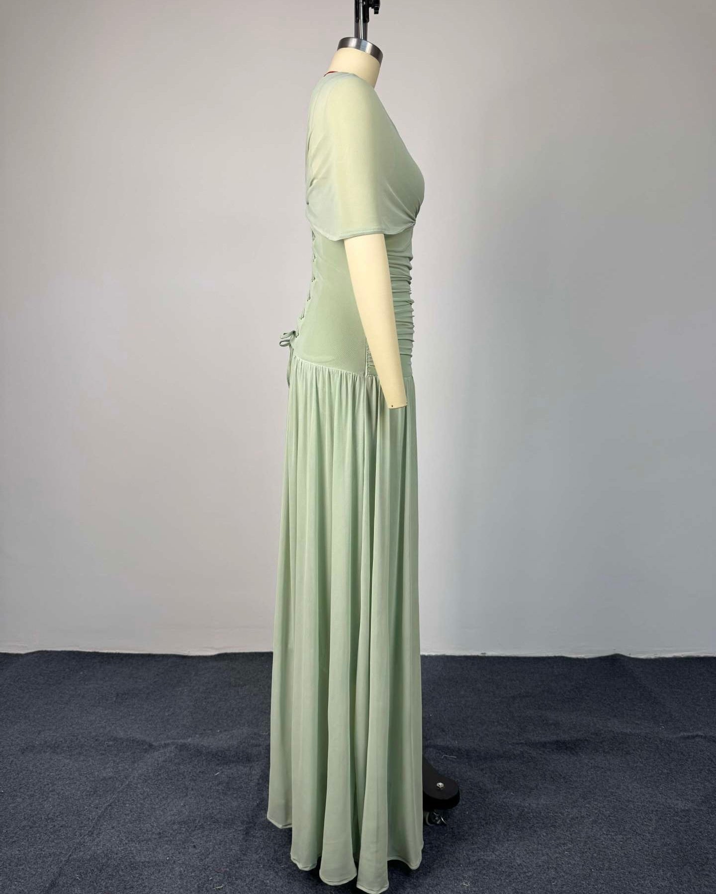 Riviera Pleated Maxi Dress