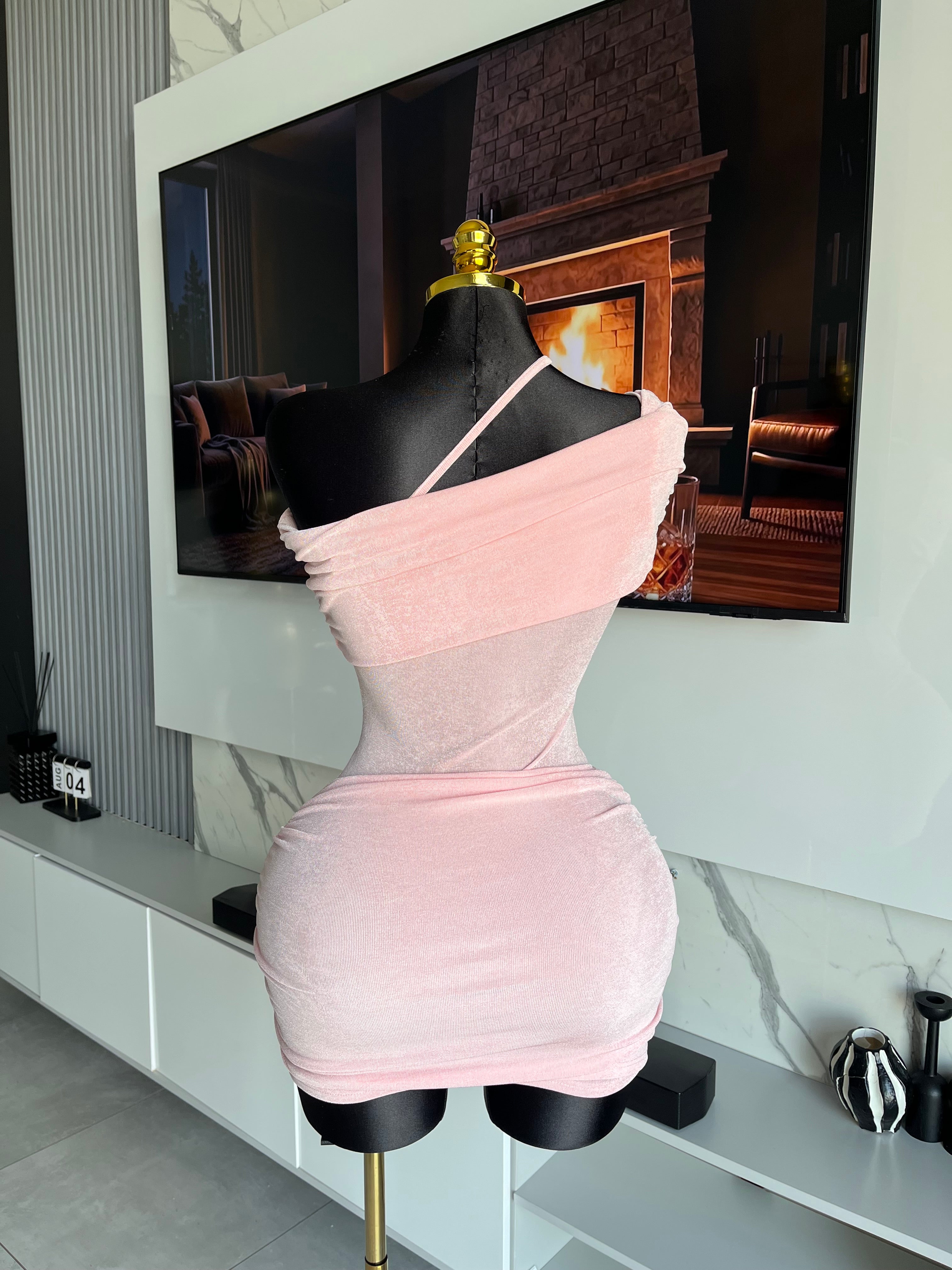 Kadie Cut-Out Ring Mini Dress