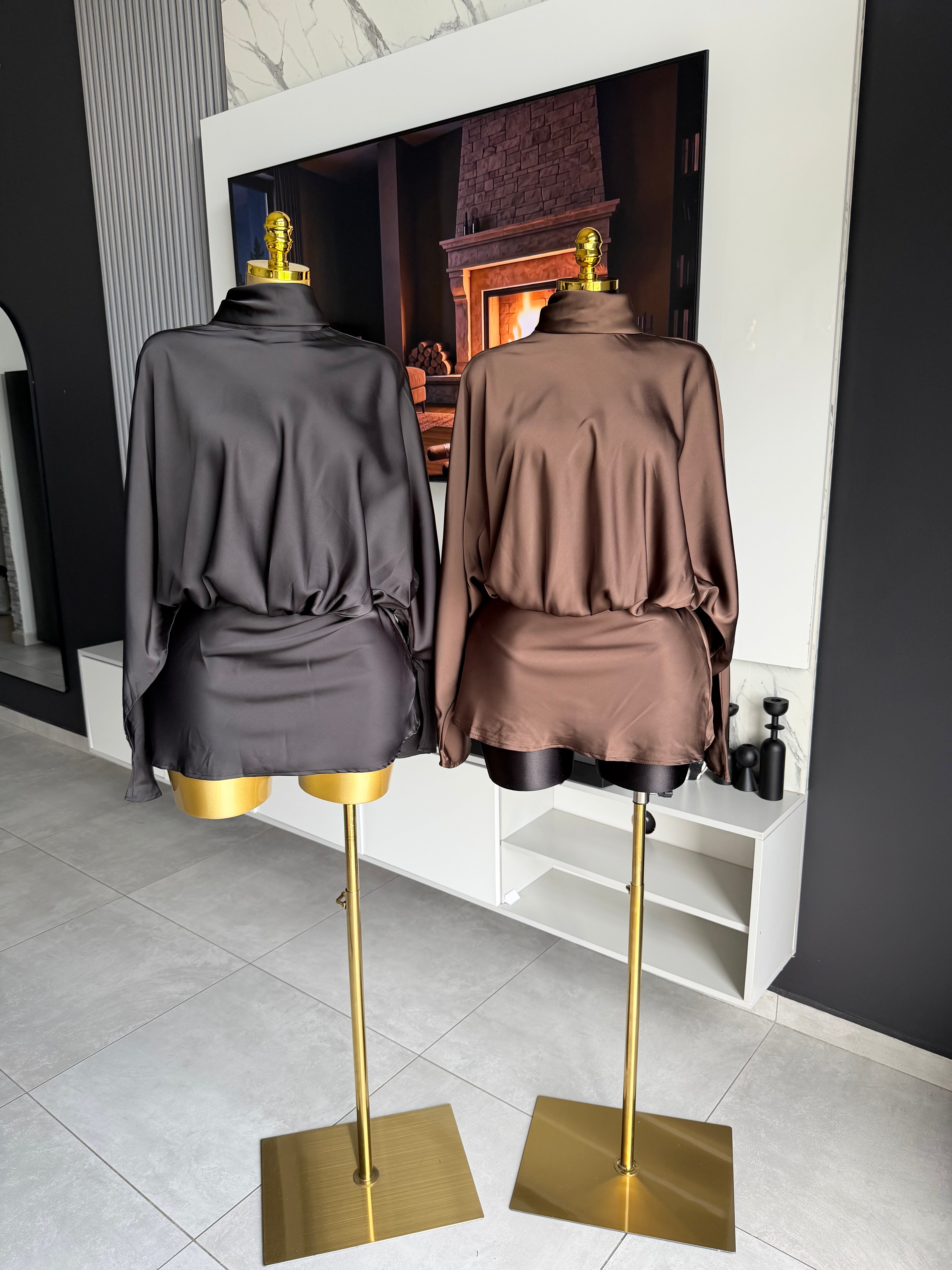 Aluna Satin Mini Dress