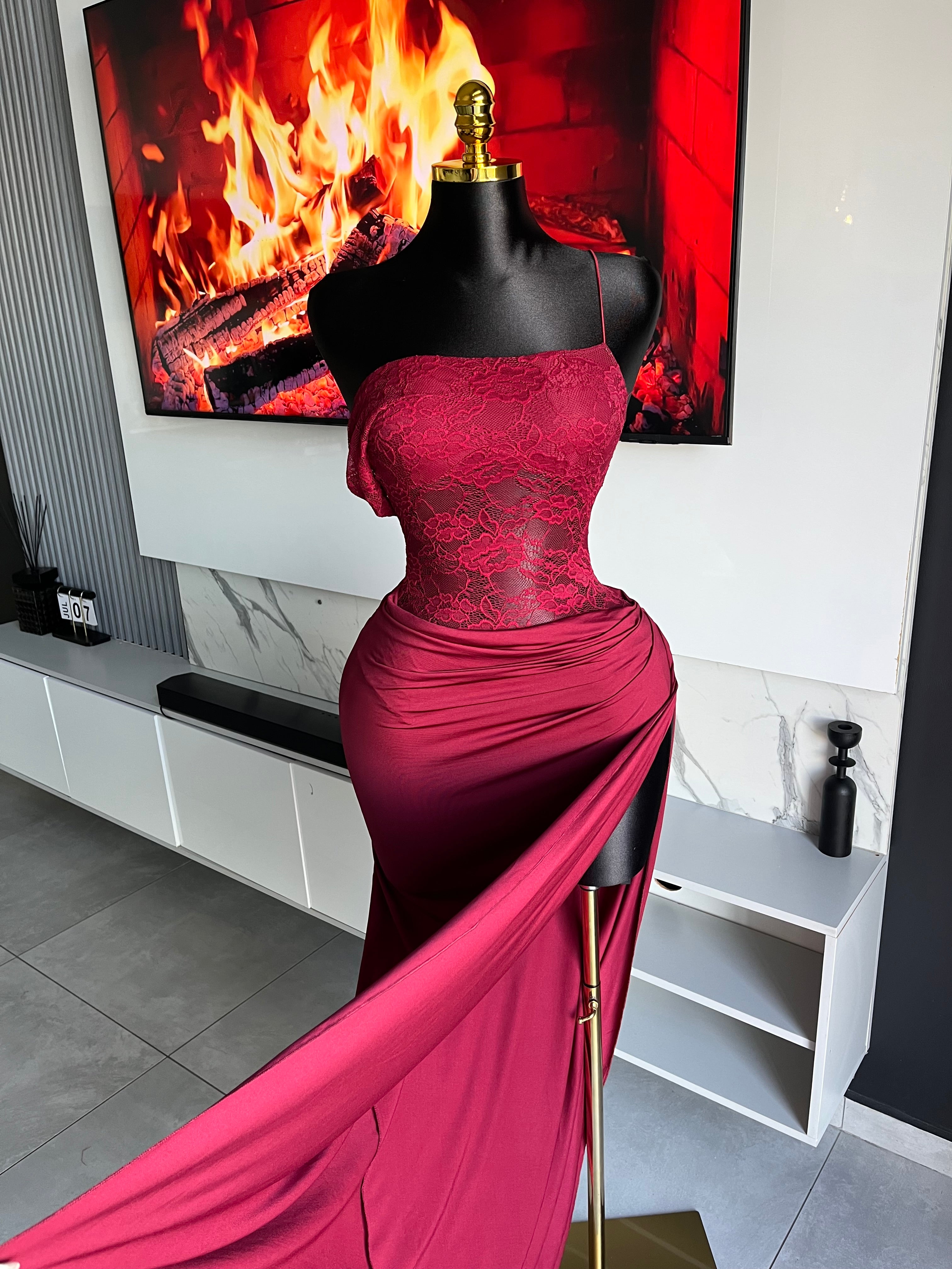 Natasha Lace Maxi Gown