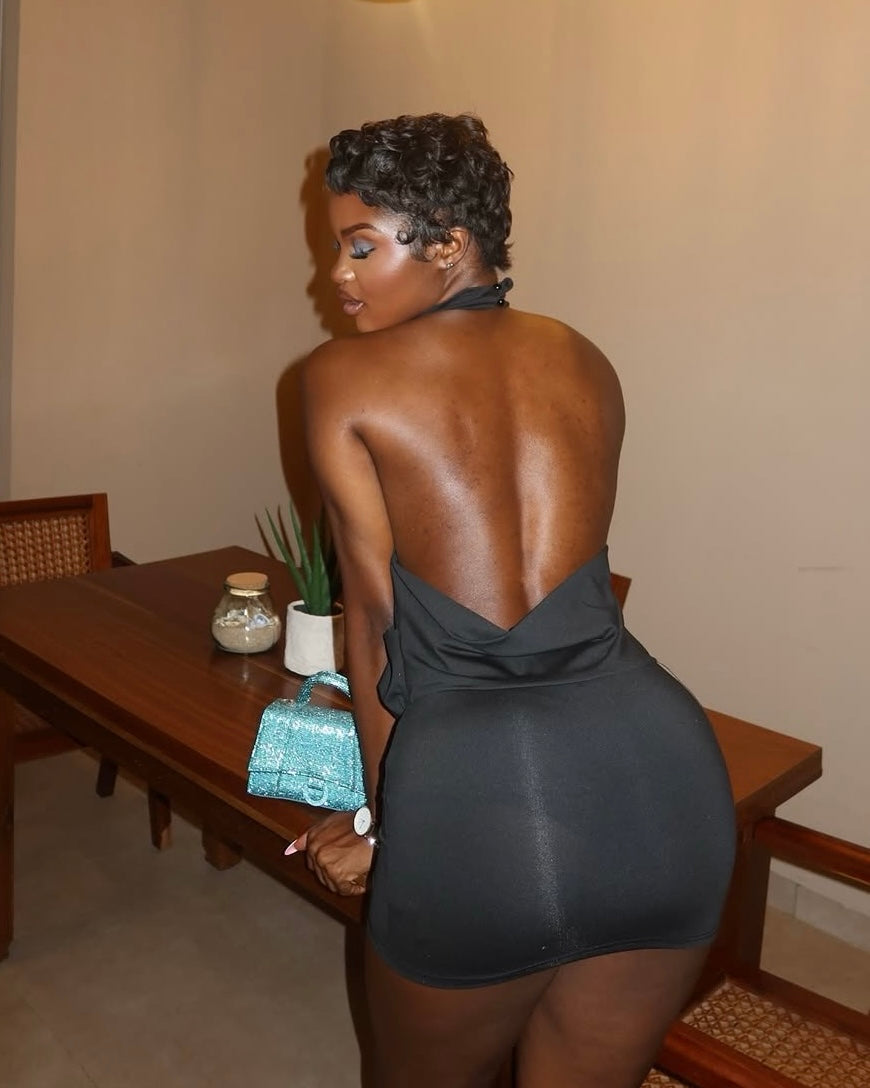 Gilda Backless Mini Dress