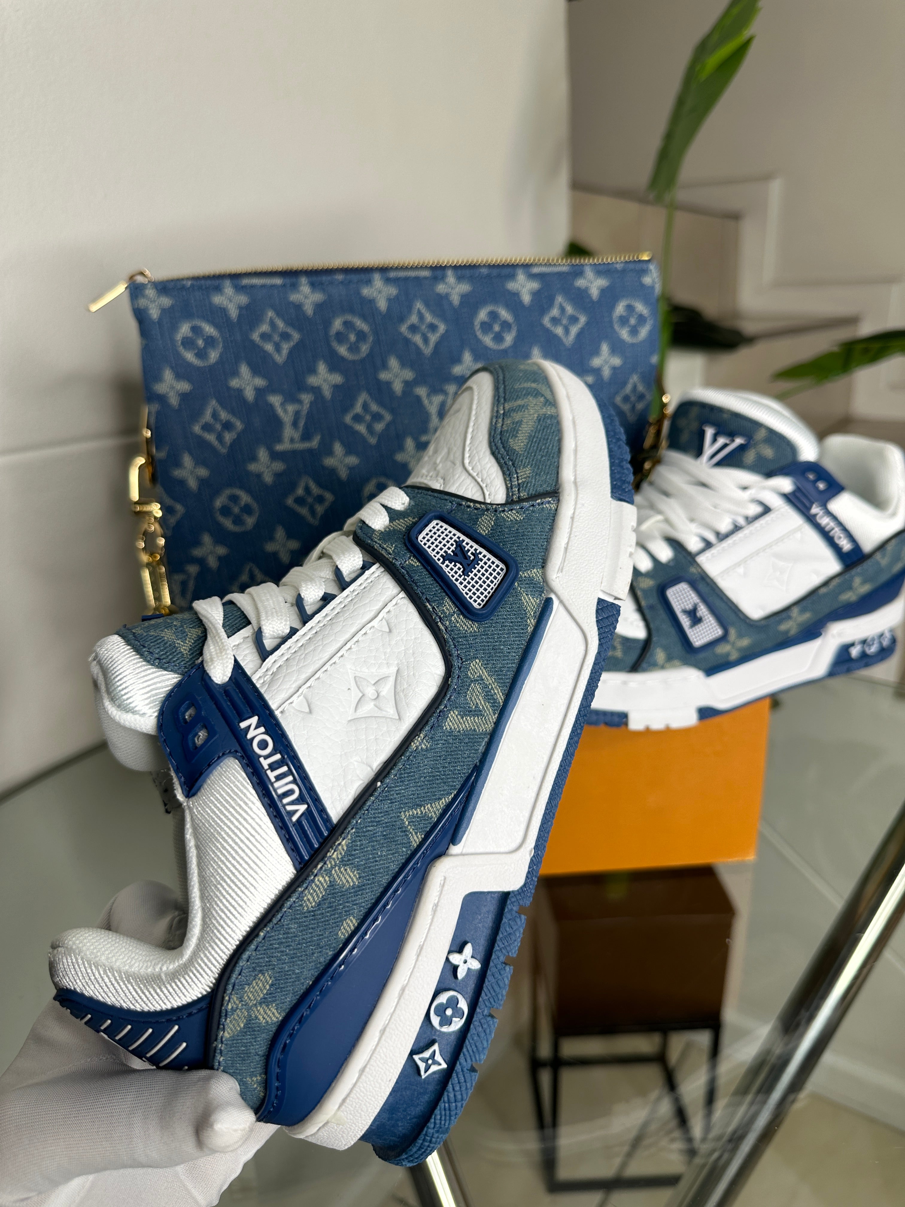 Ophelia Denim Bag & Sneakers