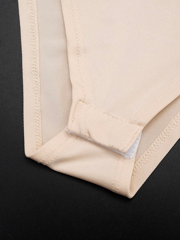 Martini Nude Turtleneck Two-Piece Set