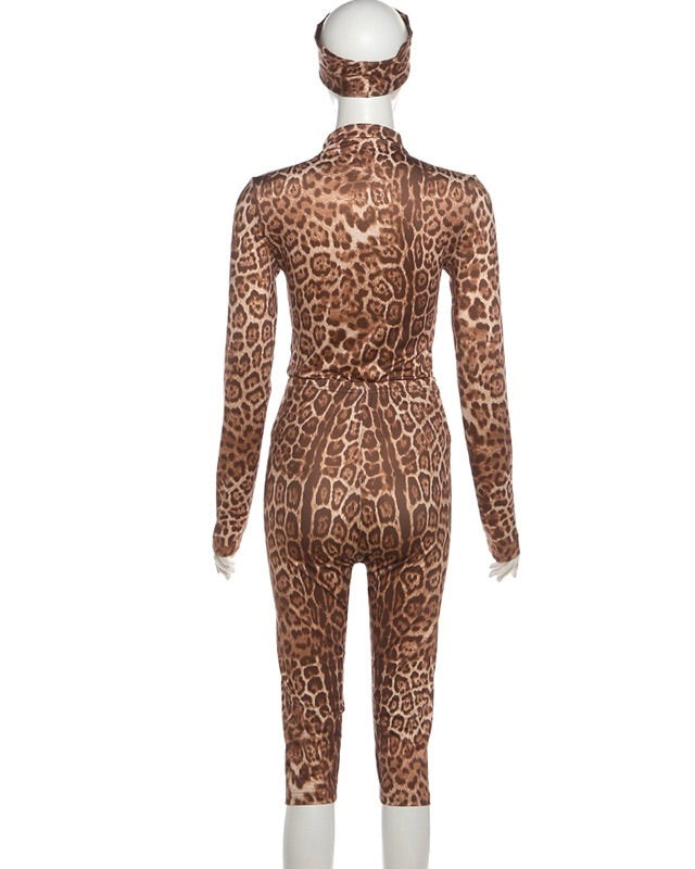 Delilah Leopard Print Three-Piece Set