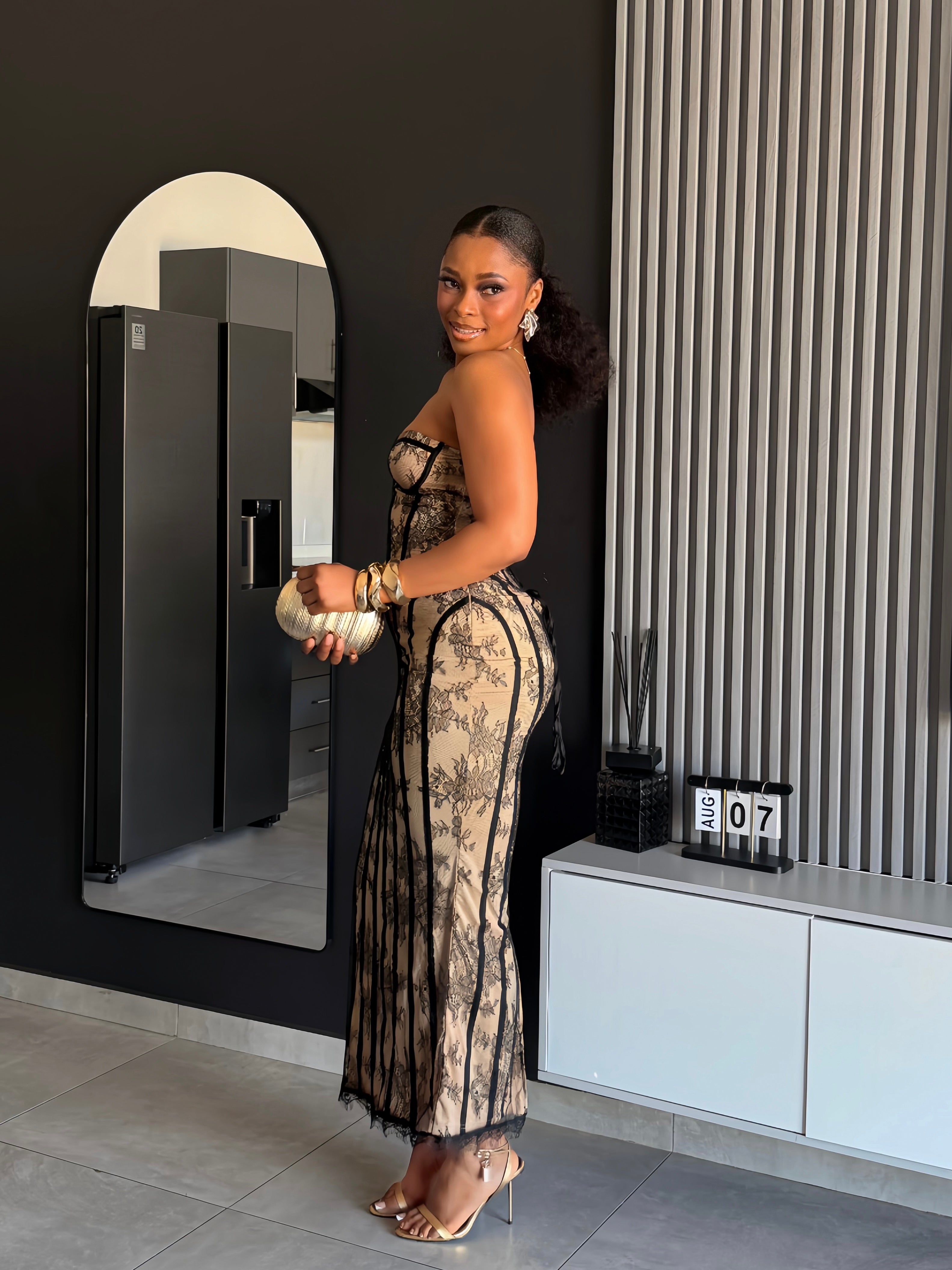 Cleora Lace Maxi Dress