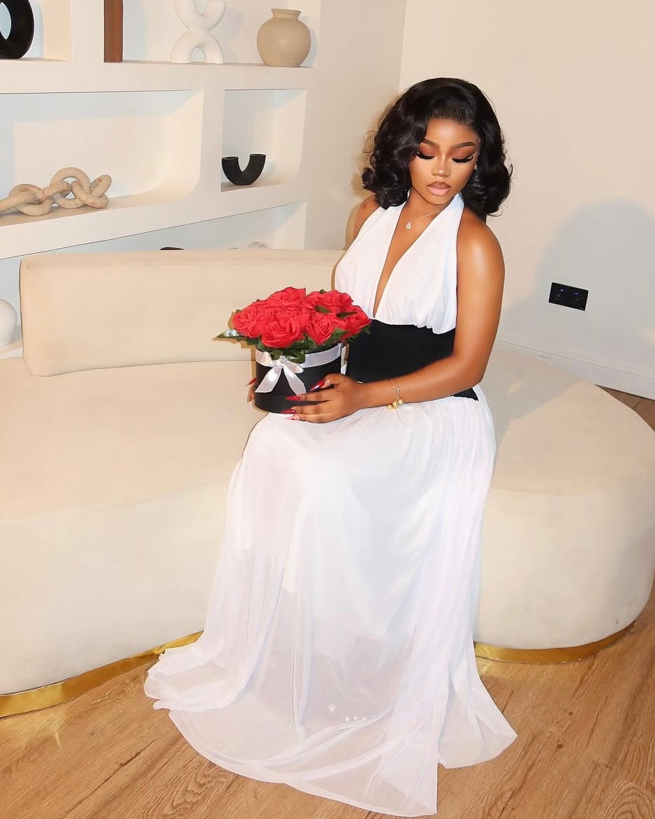 Opulence Halter Maxi Dress