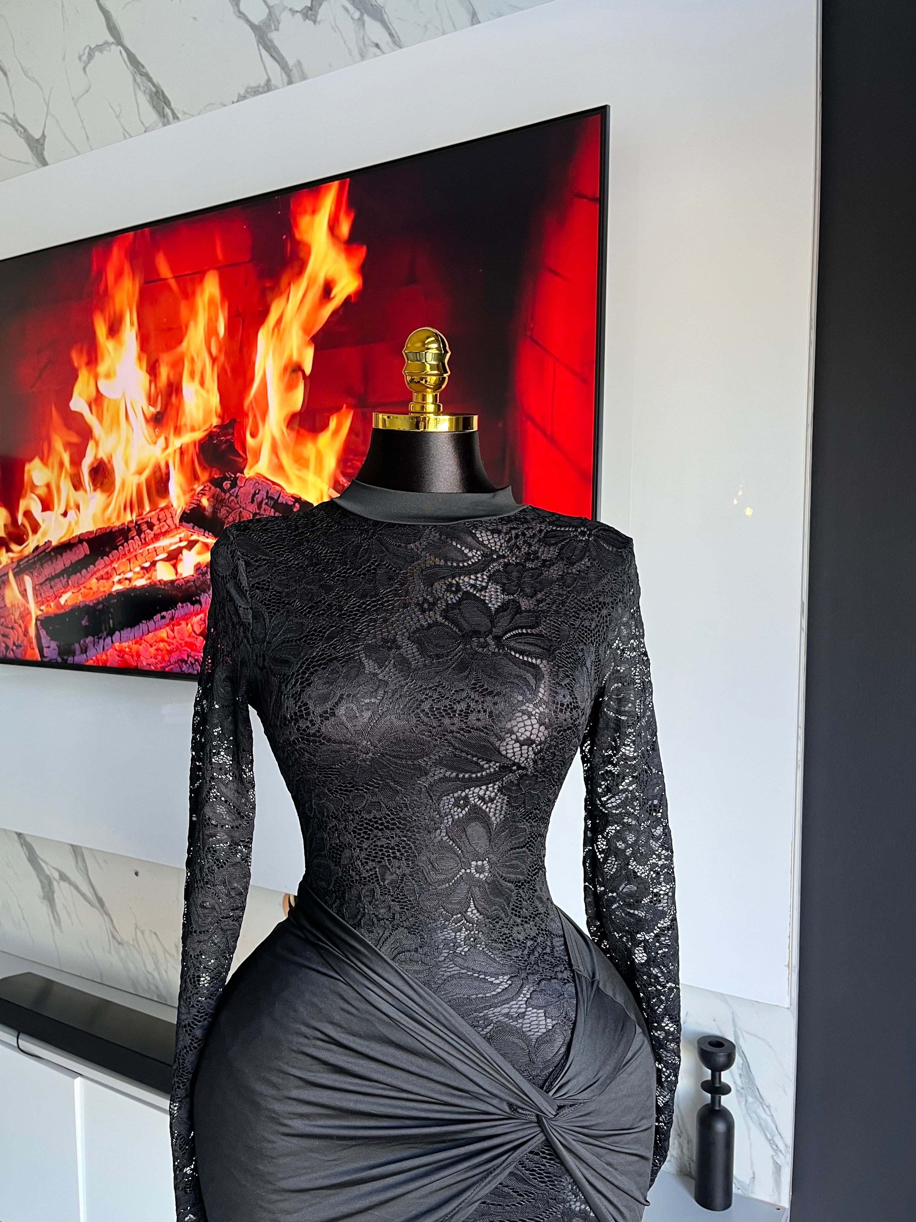 Bee Lacy Lace Bodycon Mini Dress