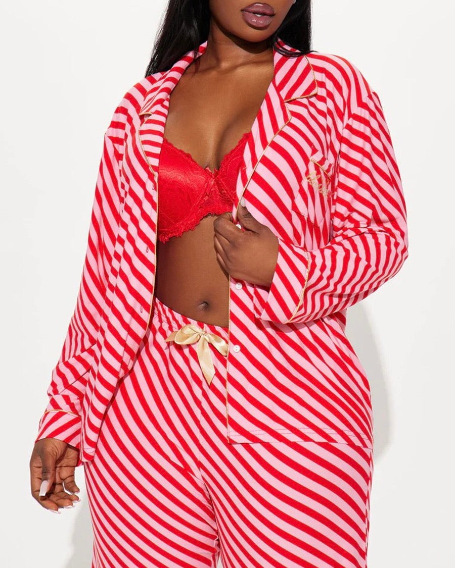 Besitos Striped Pajama Set