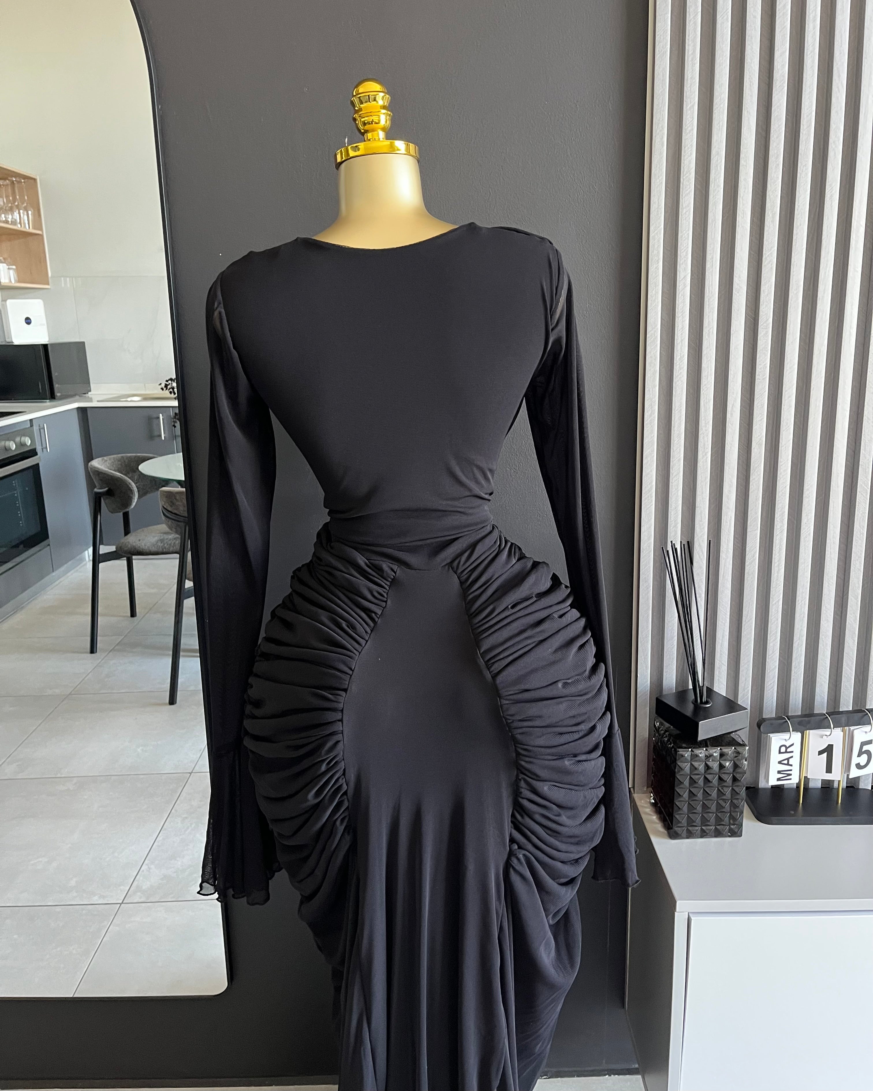 Olivette Draped Maxi Dress