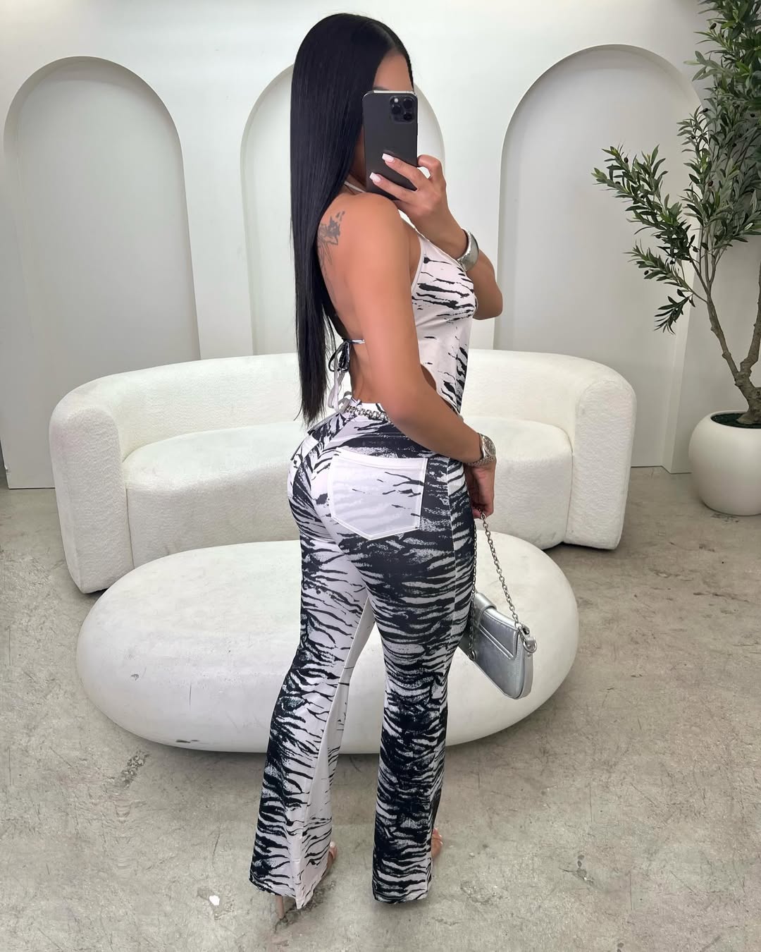 Maui Marble Print Pant Set