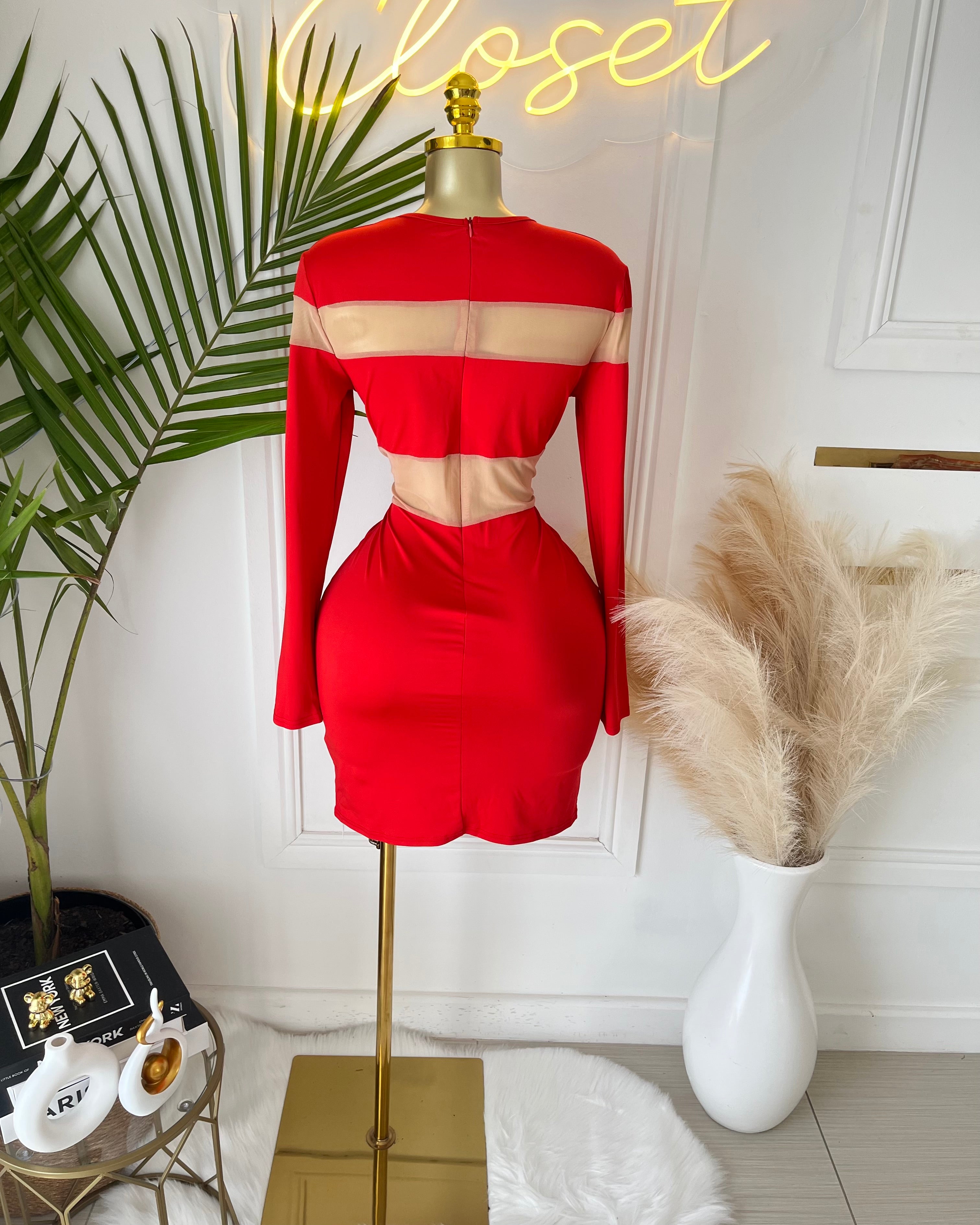 Essential Cut-Out Mini Dress