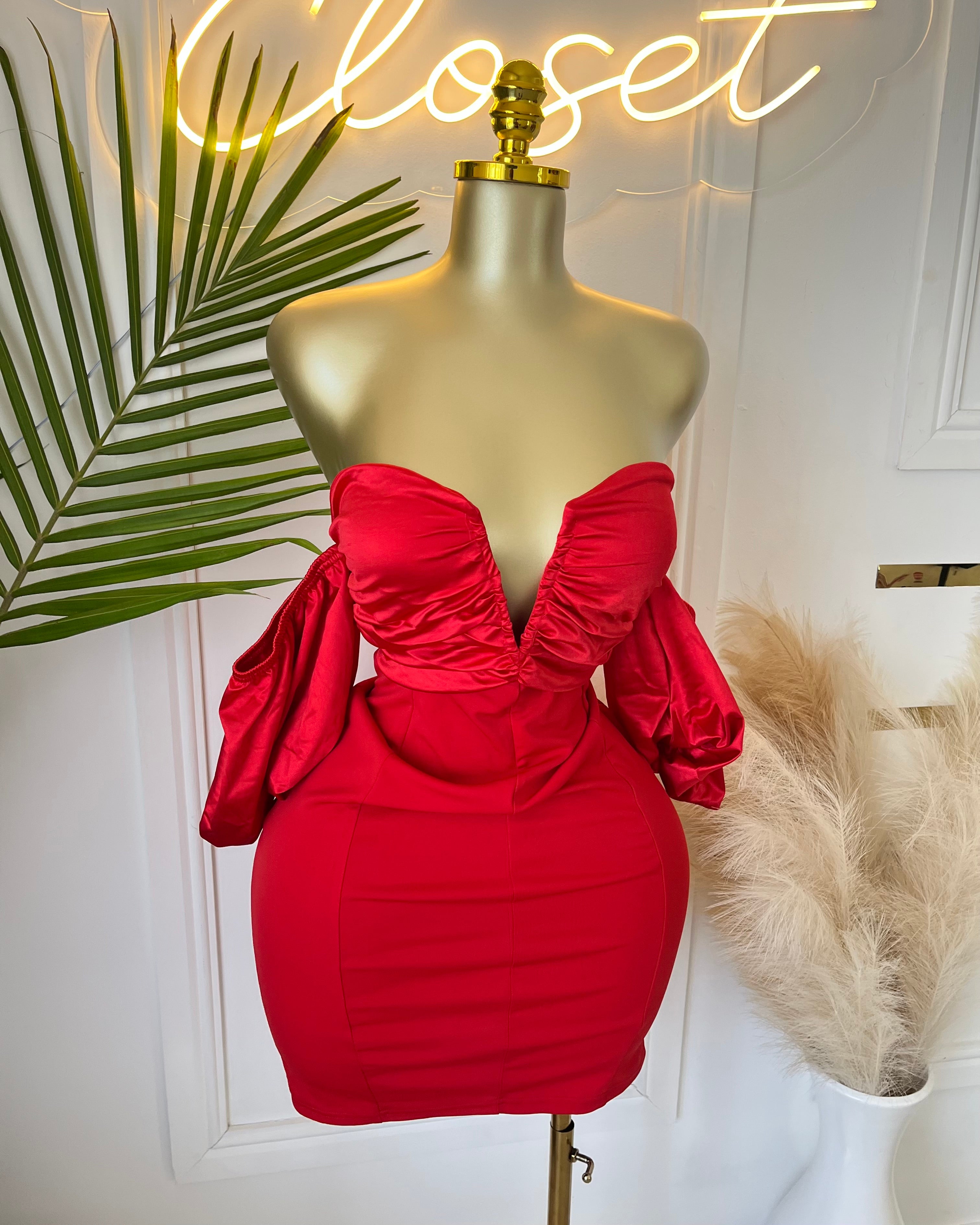 Lyza Lyza Off-Shoulder Mini Dress