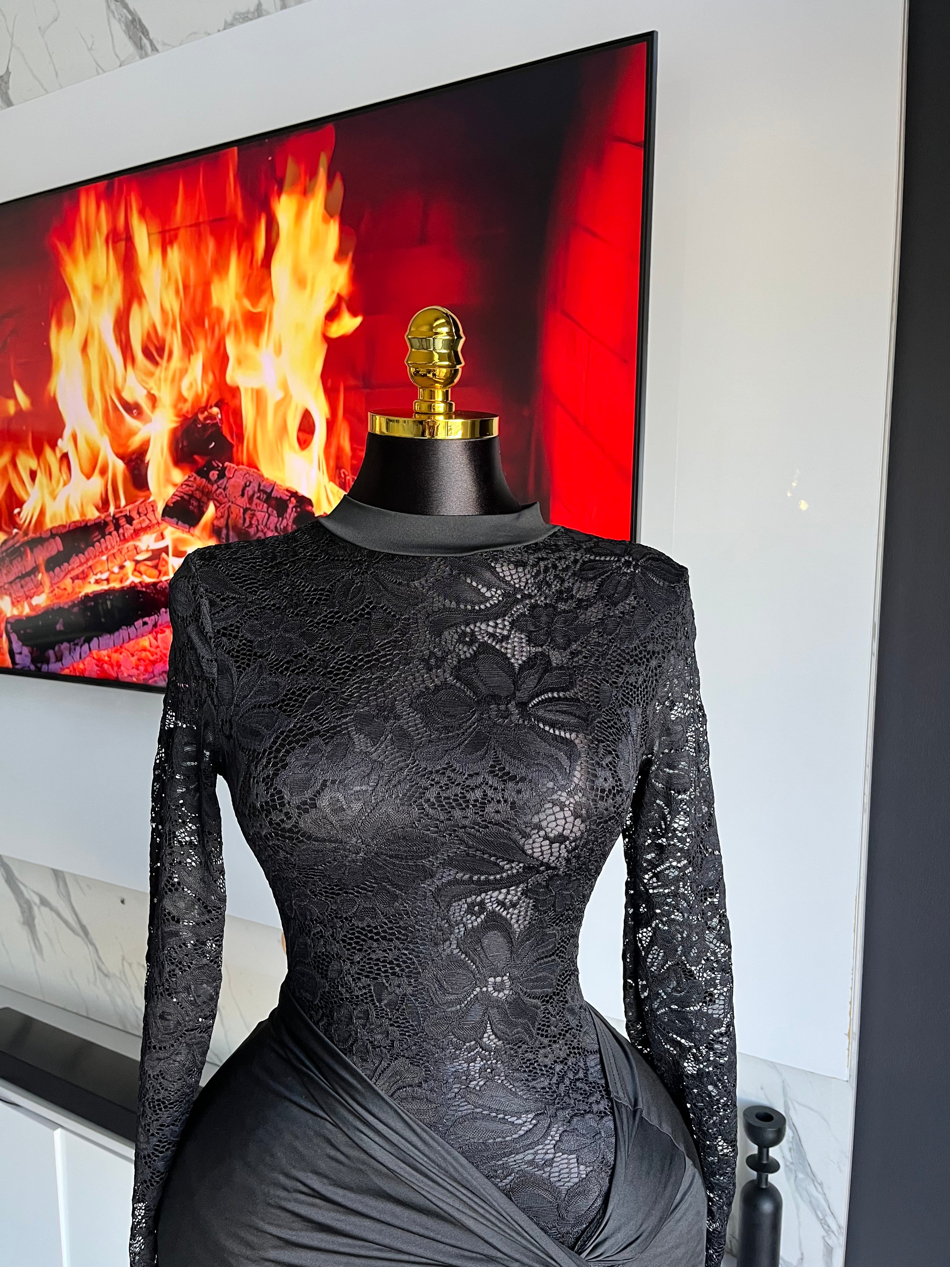 Bee Lacy Lace Bodycon Mini Dress