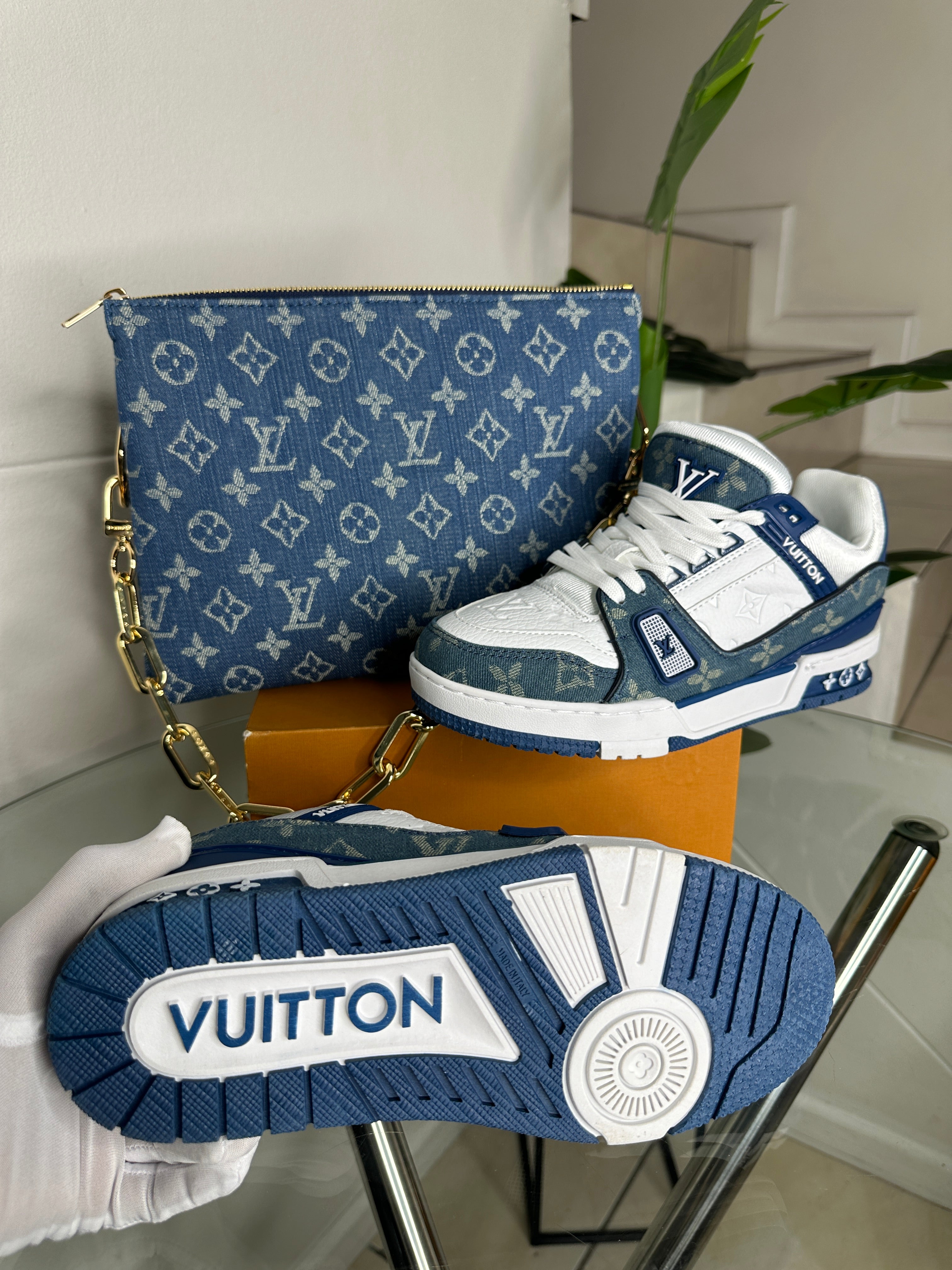 Ophelia Denim Bag & Sneakers