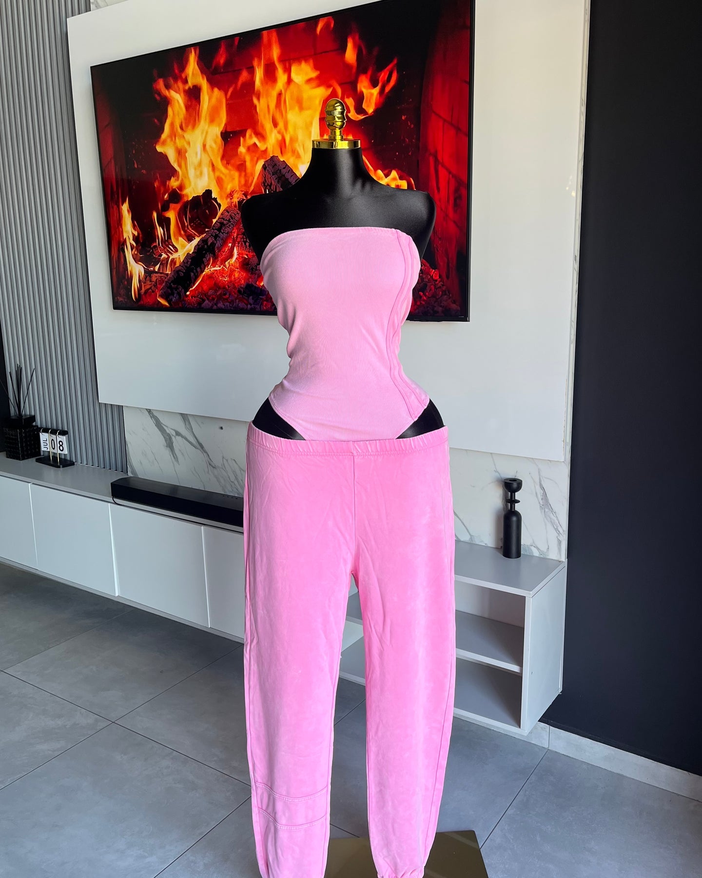 Mila Jogger Pant Set Pink