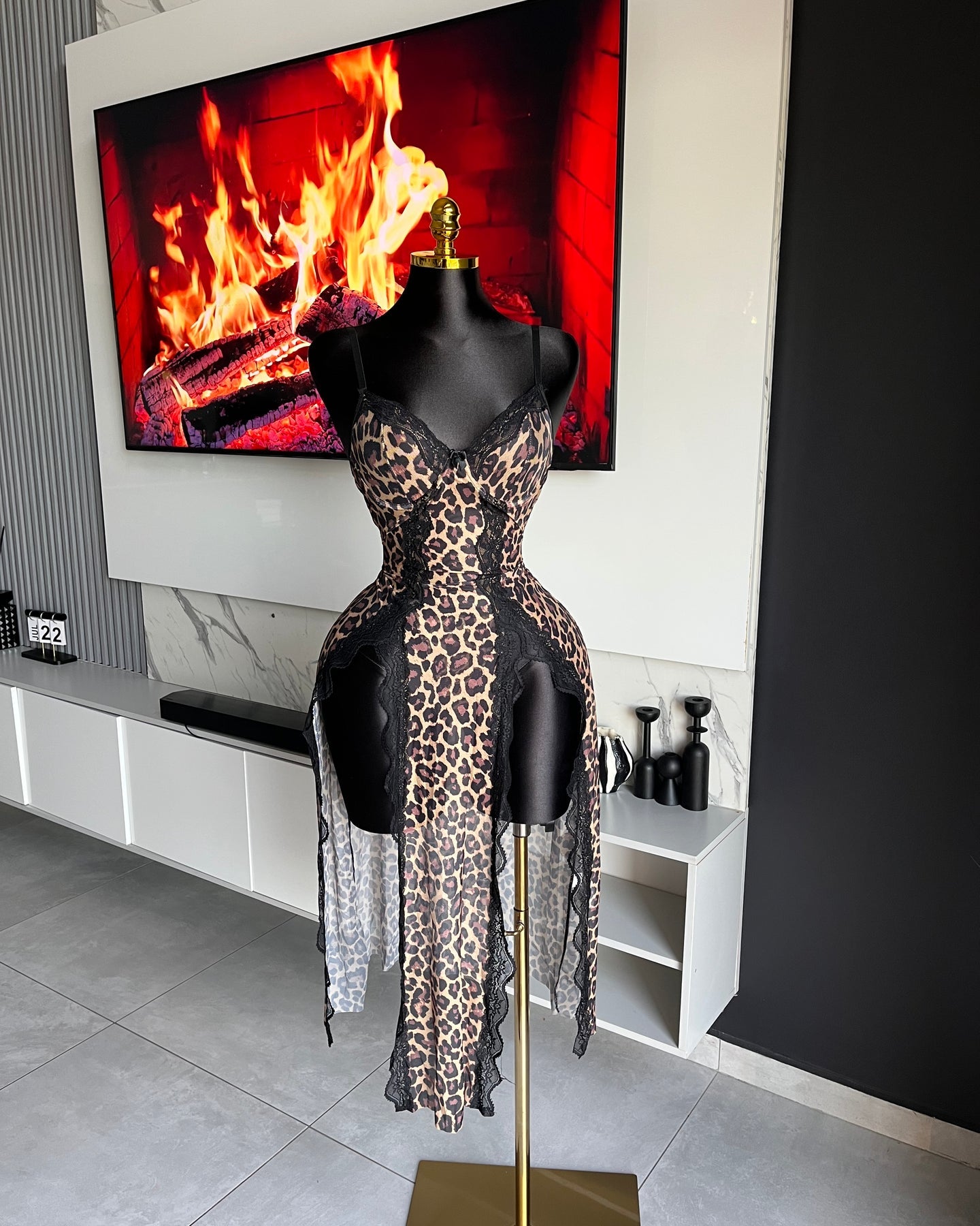 Wild Dreamer Leopard Lace Sleepwear