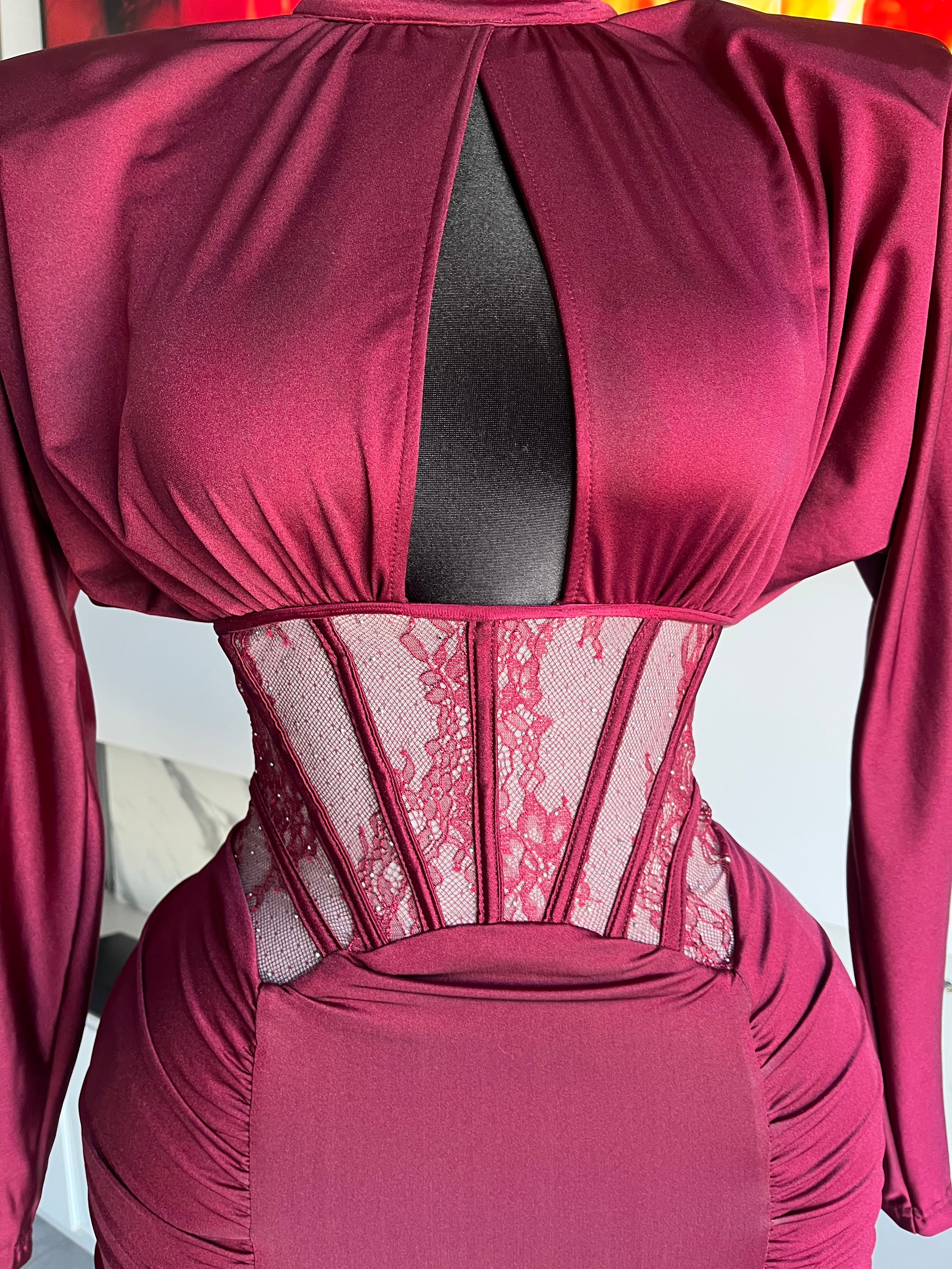 Regina Lace Corset Mini Dress