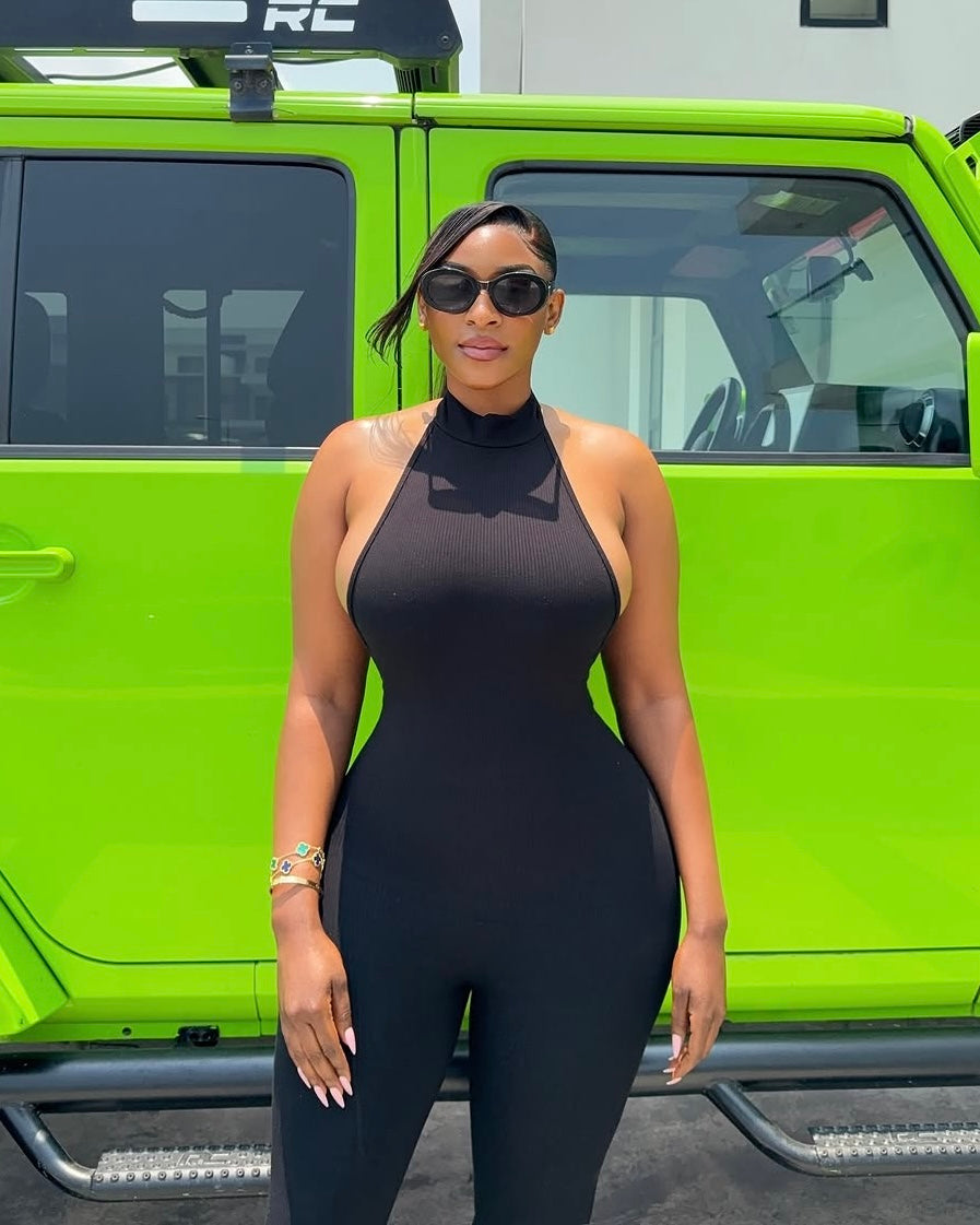 Noir Halter Jumpsuit