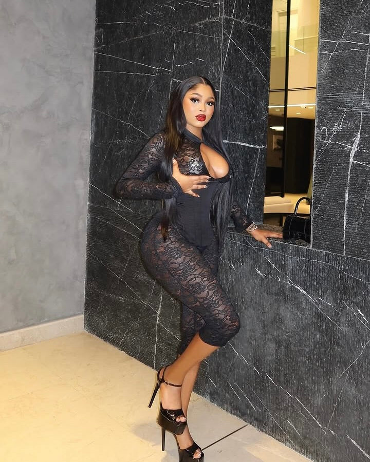 Steph Lace Corset Jumpsuit