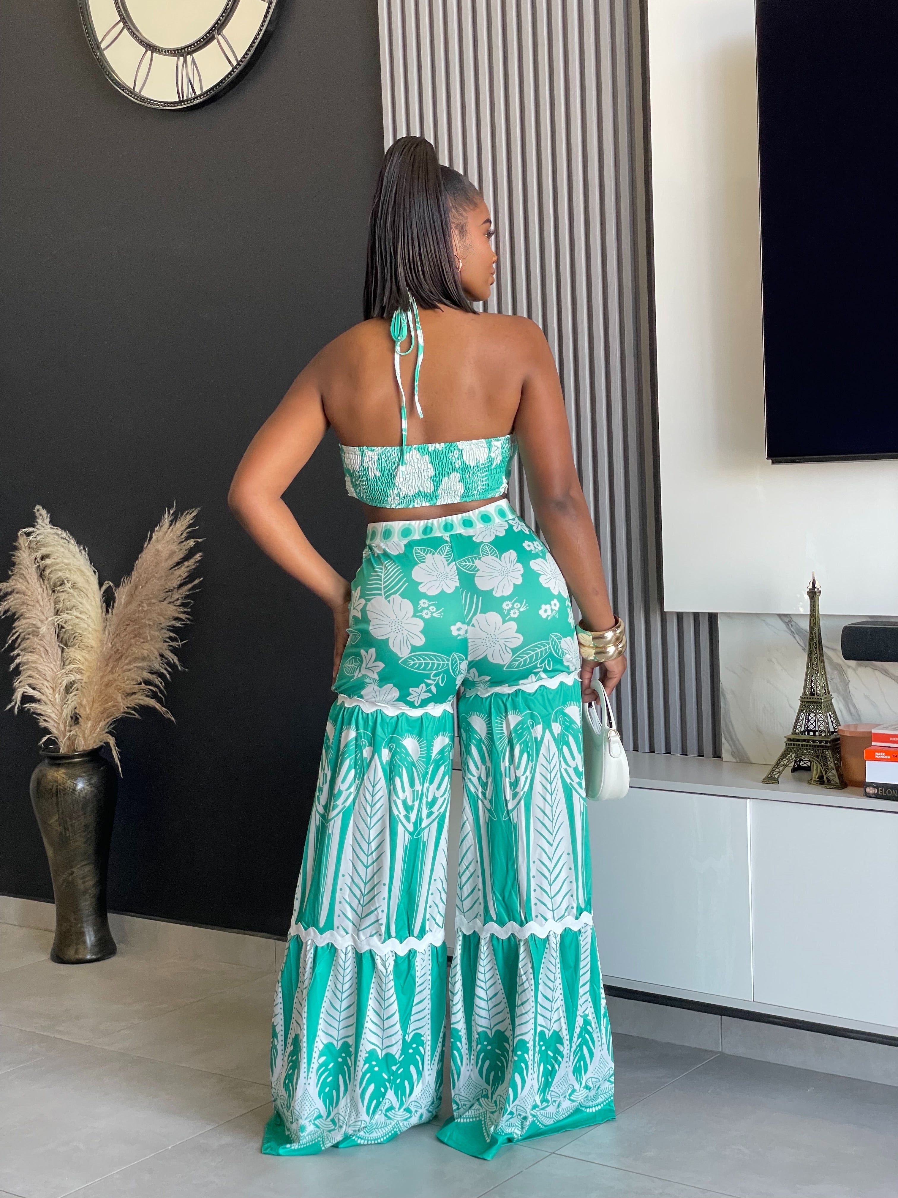 Caribbean Charm Palazzo Pant Set