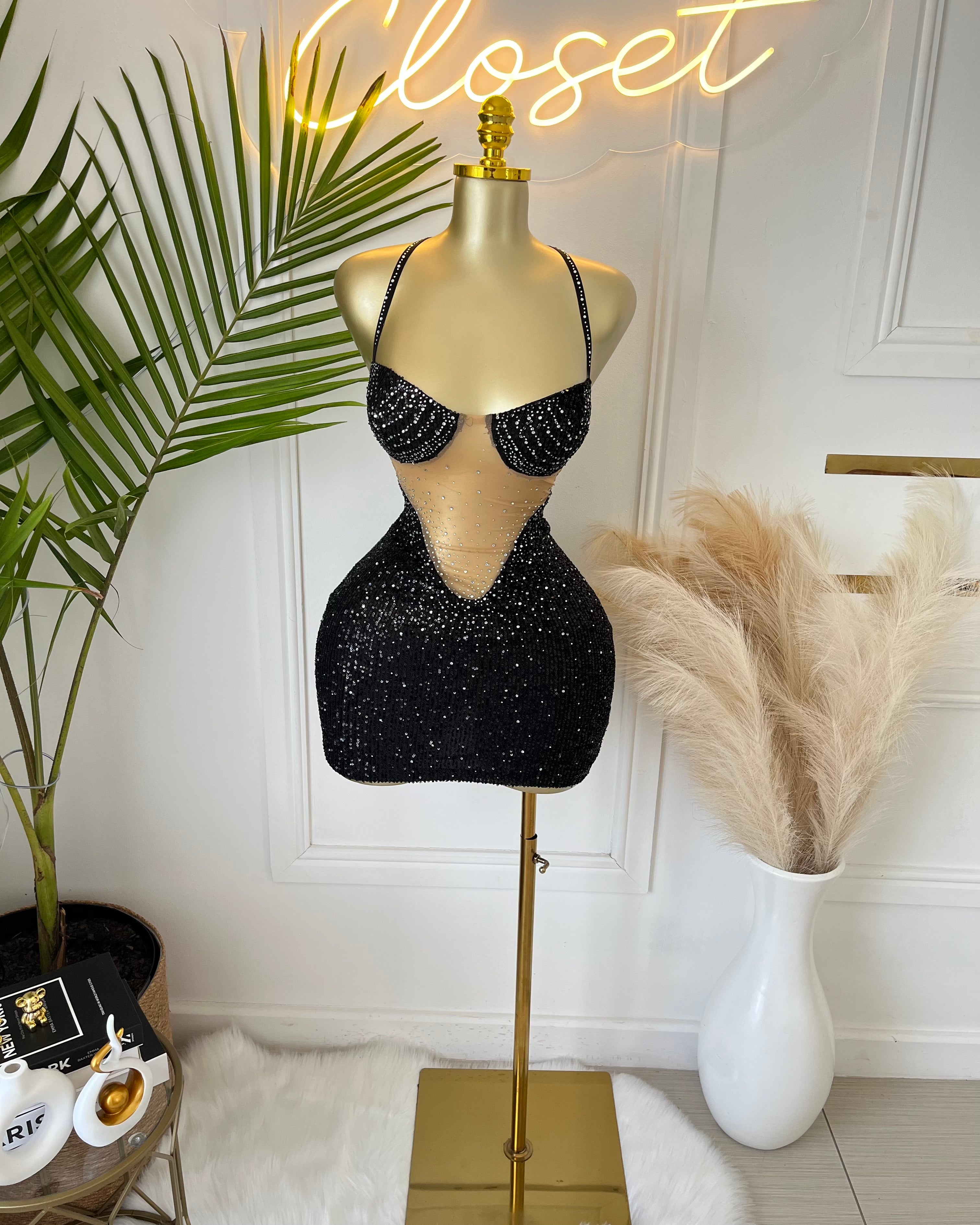 Tenley Embellished Mini Dress