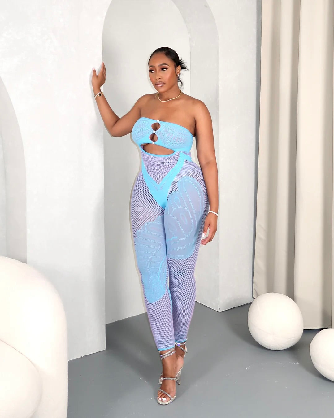Celeste Mesh Jumpsuit