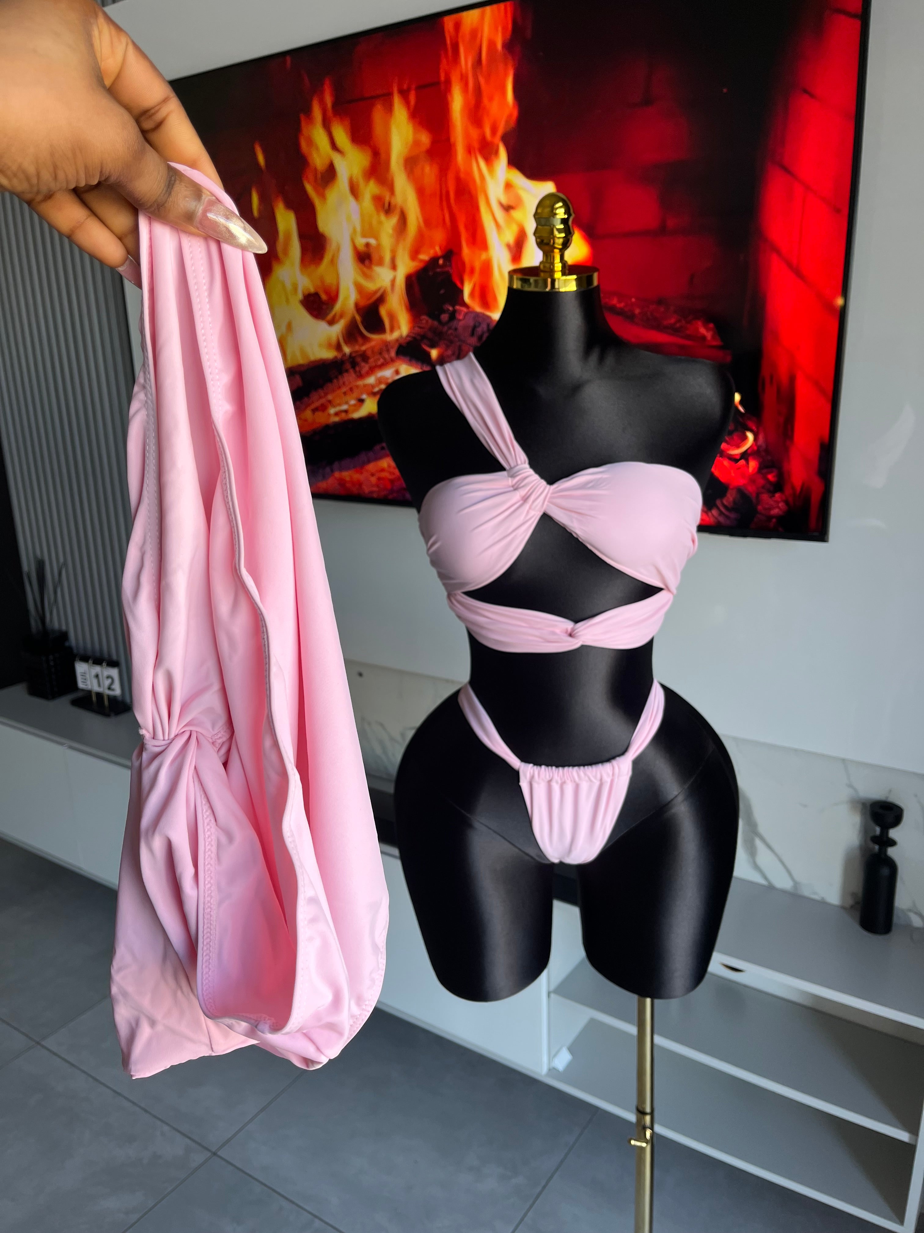 Rare Pink Bikini Set