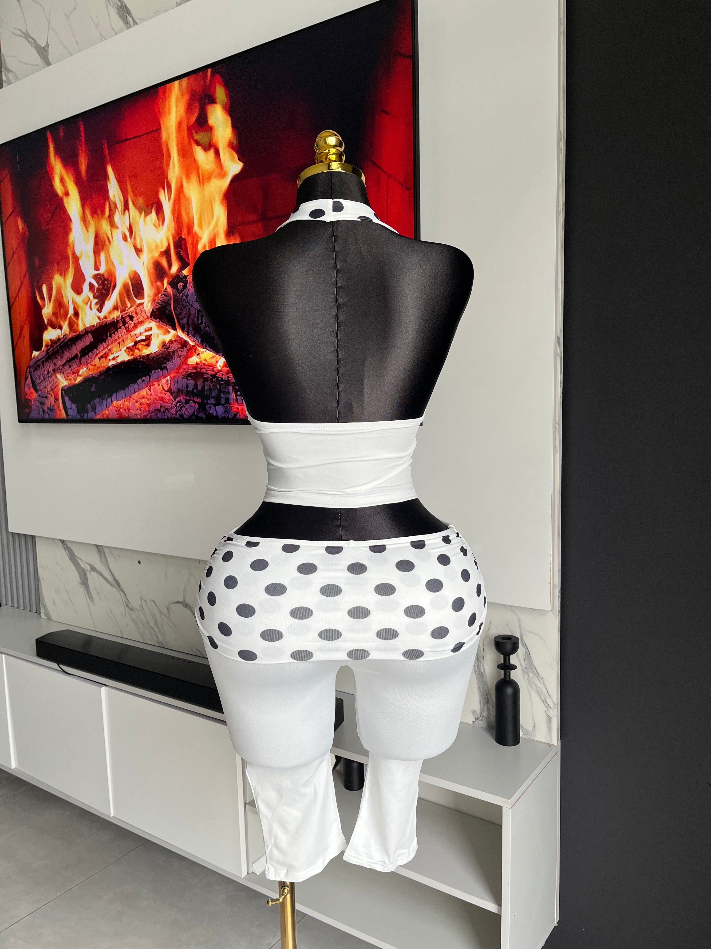 Gia Polka Dot Capri Set
