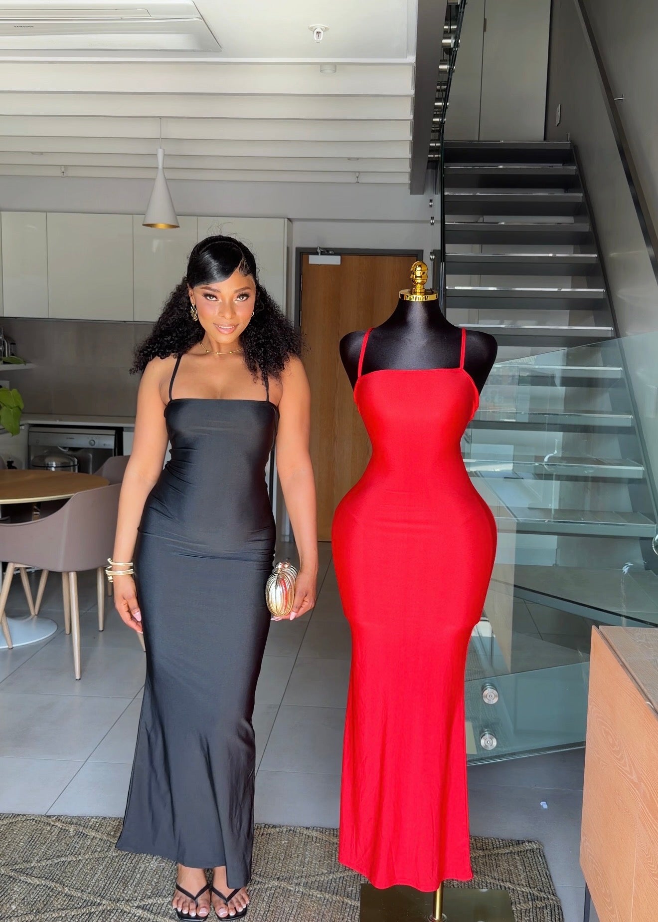 Nadia Open-Back Maxi Dress