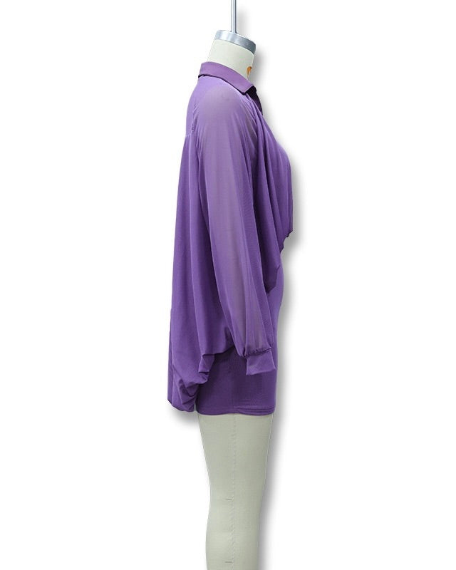 Femme Drape Mini Skirt Set
