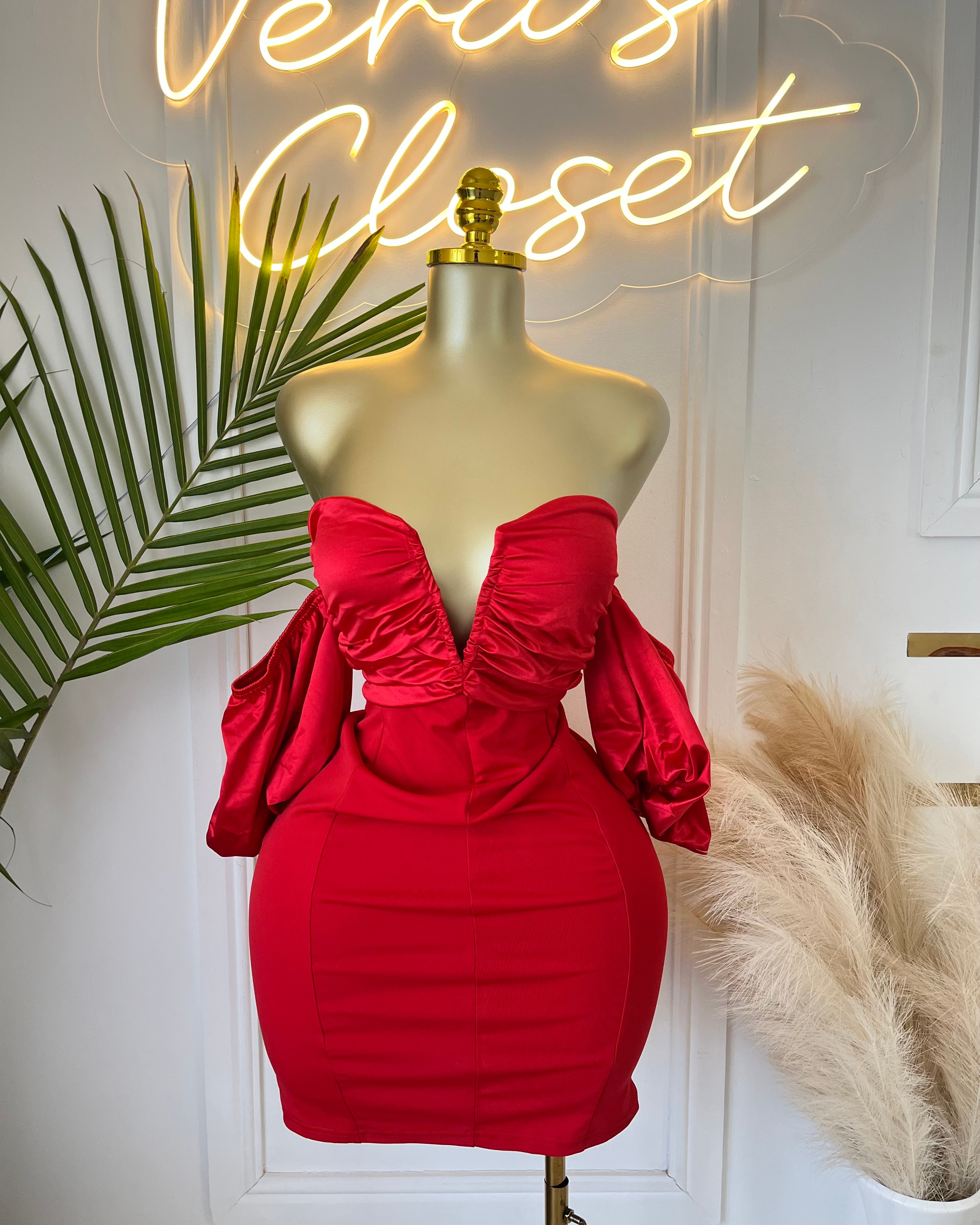 Lyza Lyza Off-Shoulder Mini Dress