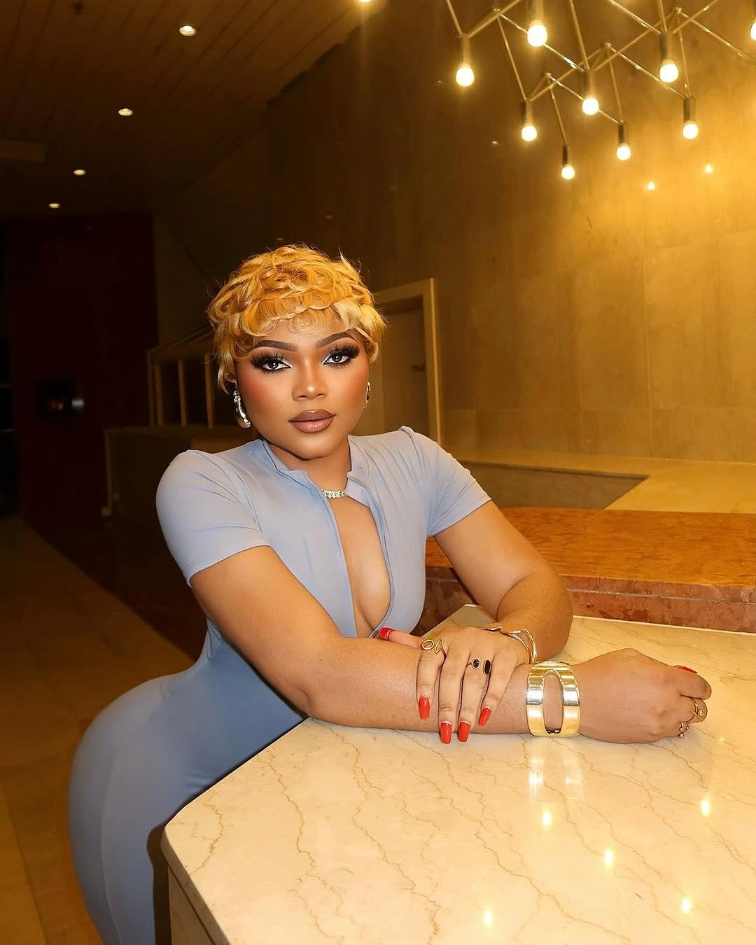 Tessa Zip-Up Bodycon Jumpsuit