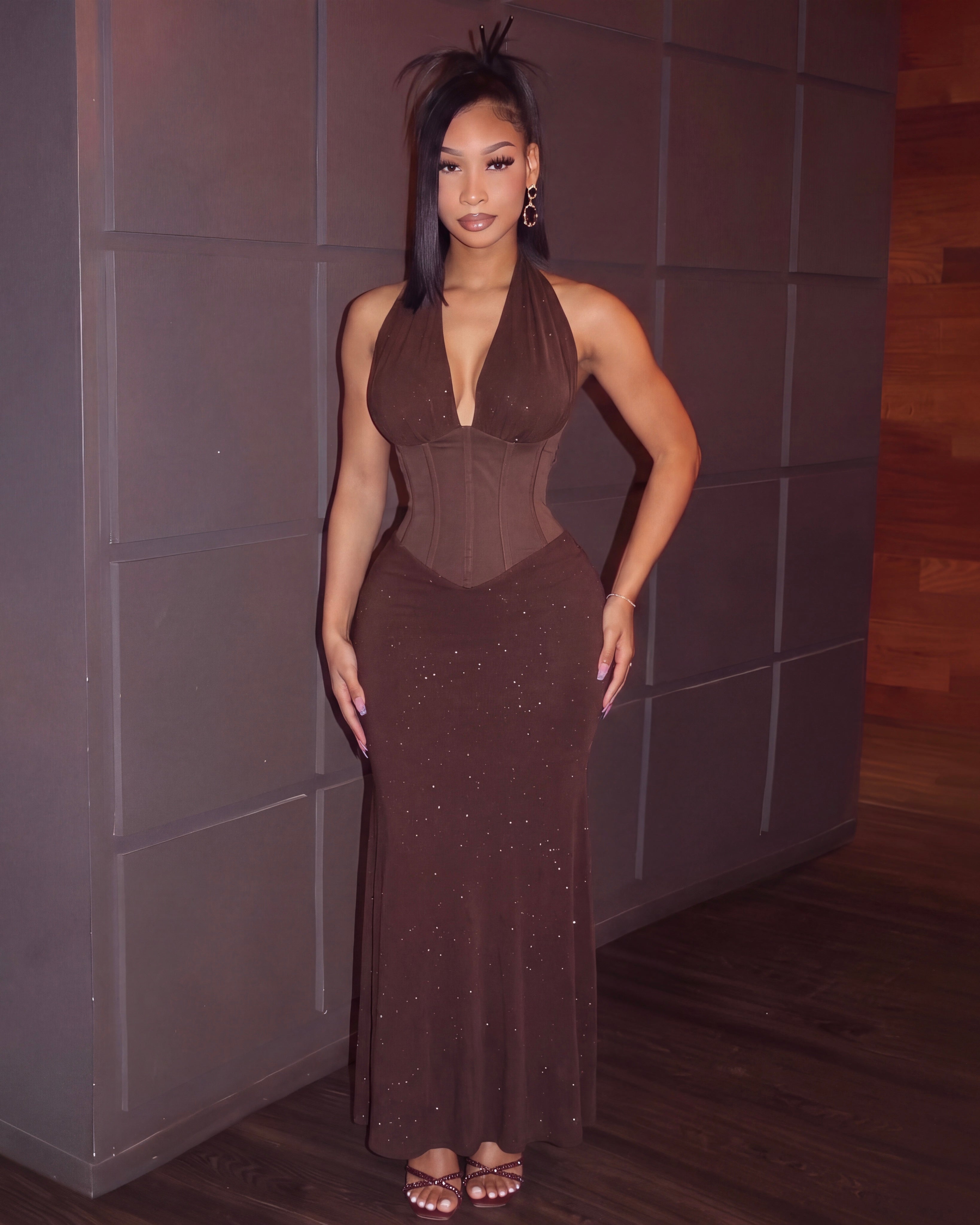 Rave Corset Maxi Dress