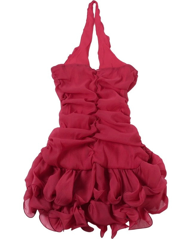 Spicy Ruffle Mini Dress