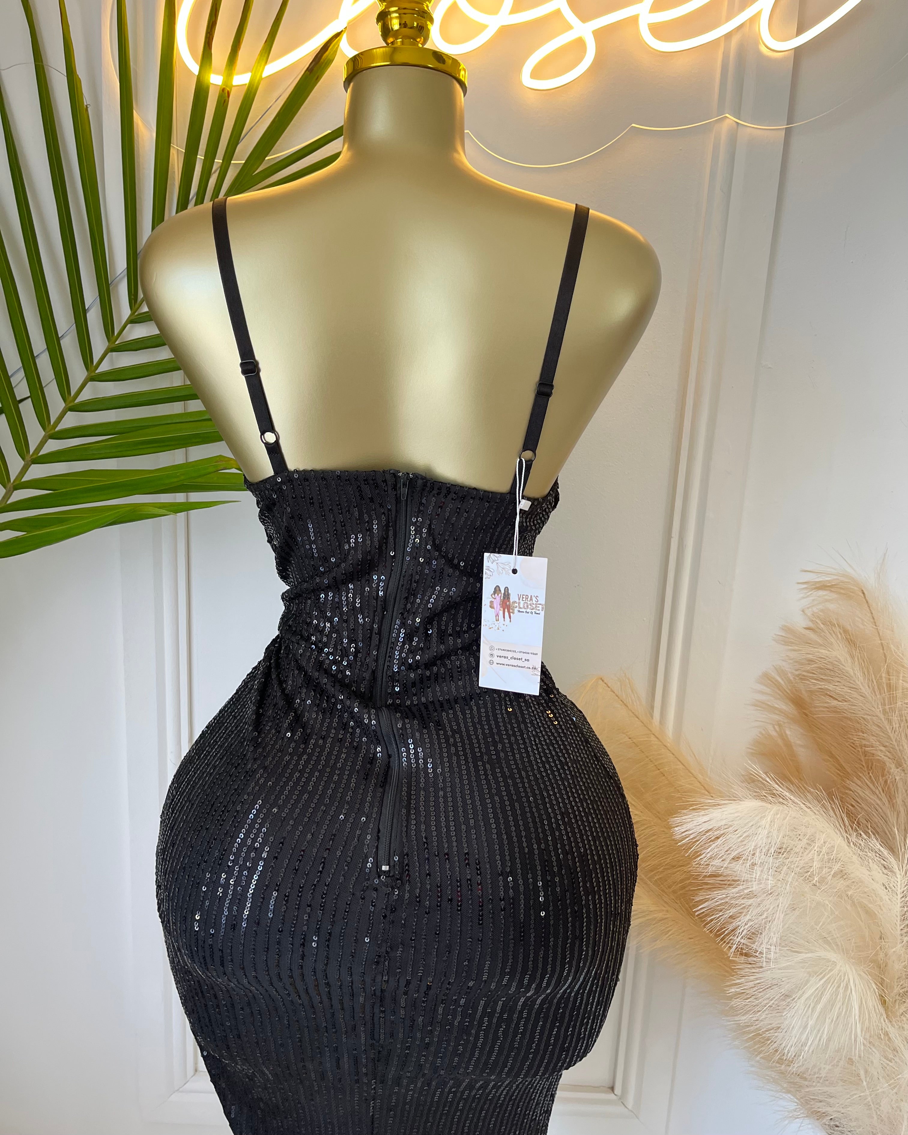 Carmen Glam Midi Dress