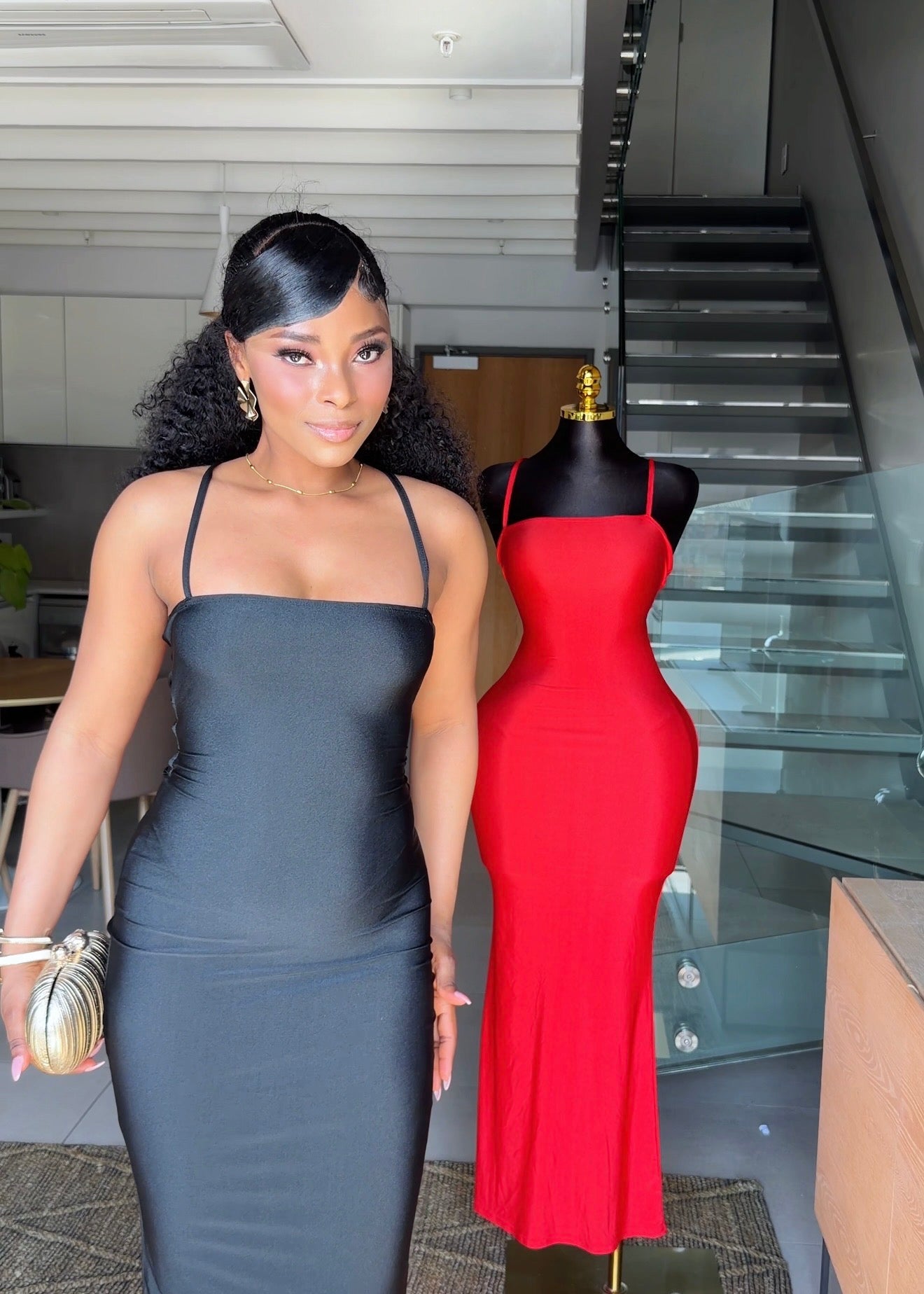 Nadia Open-Back Maxi Dress