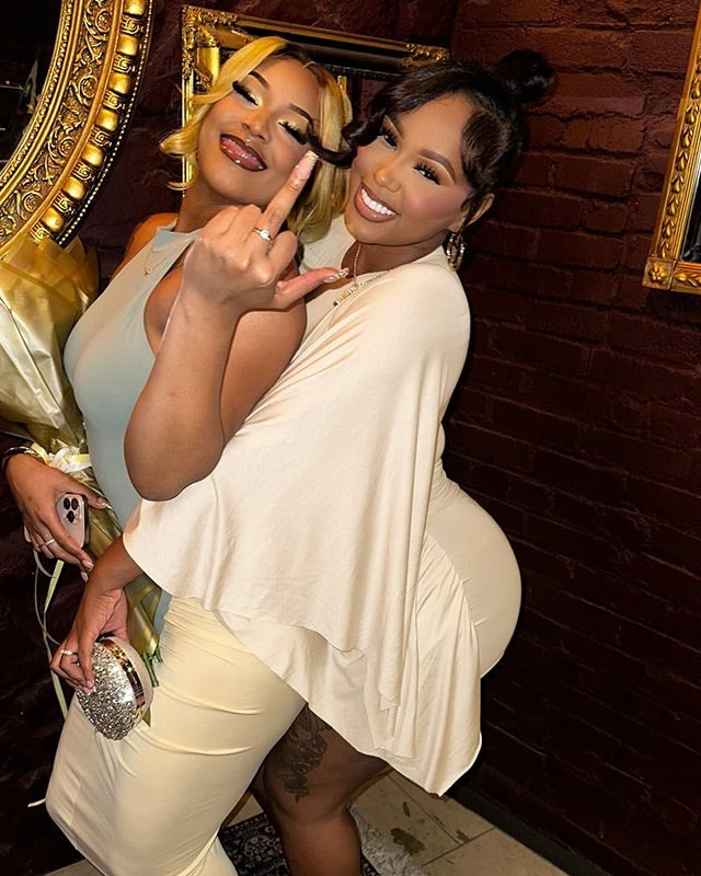 Happiness Ruched Batwing Sleeve Mini Dress