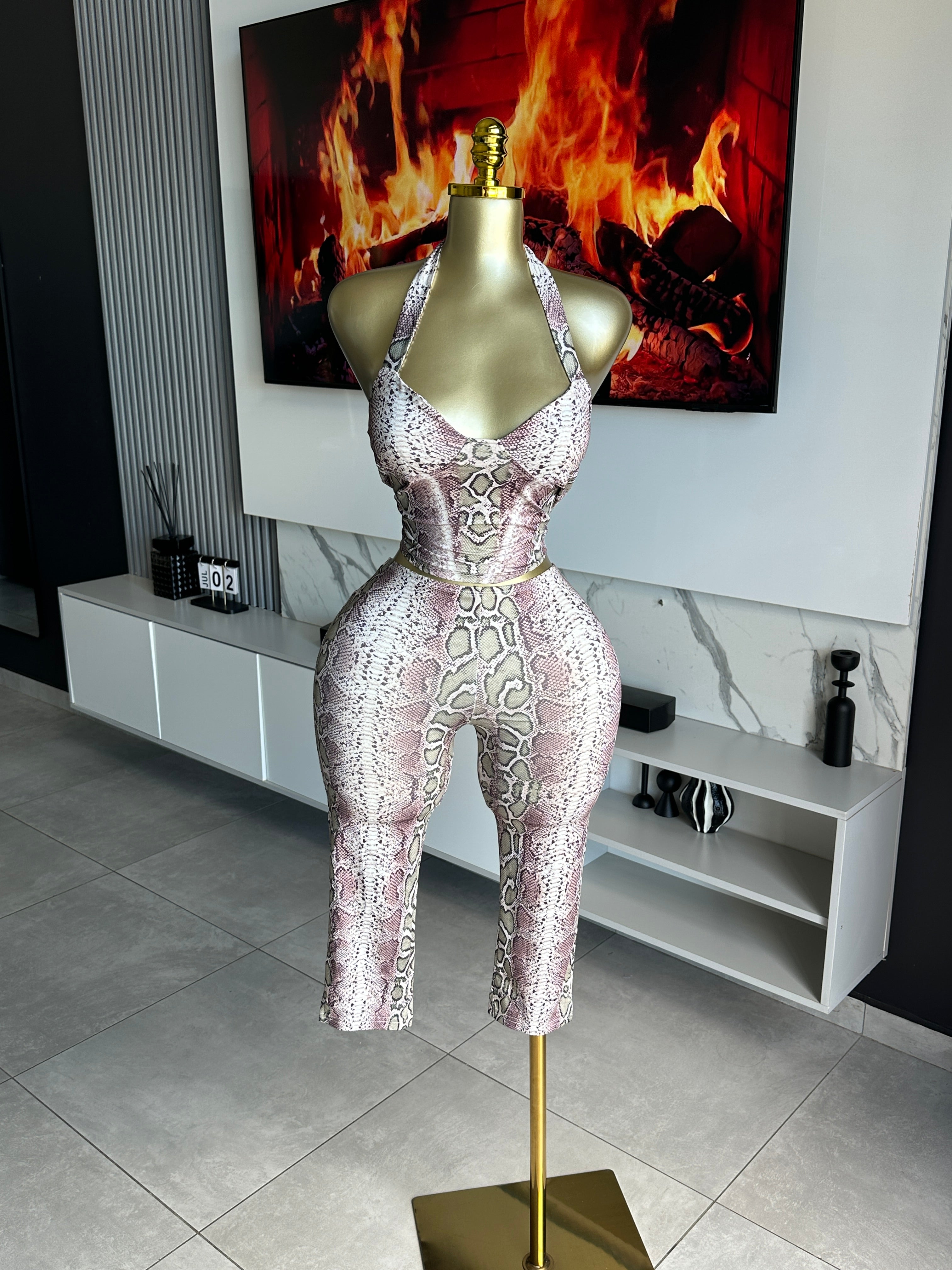 Marissa Snake Print Set