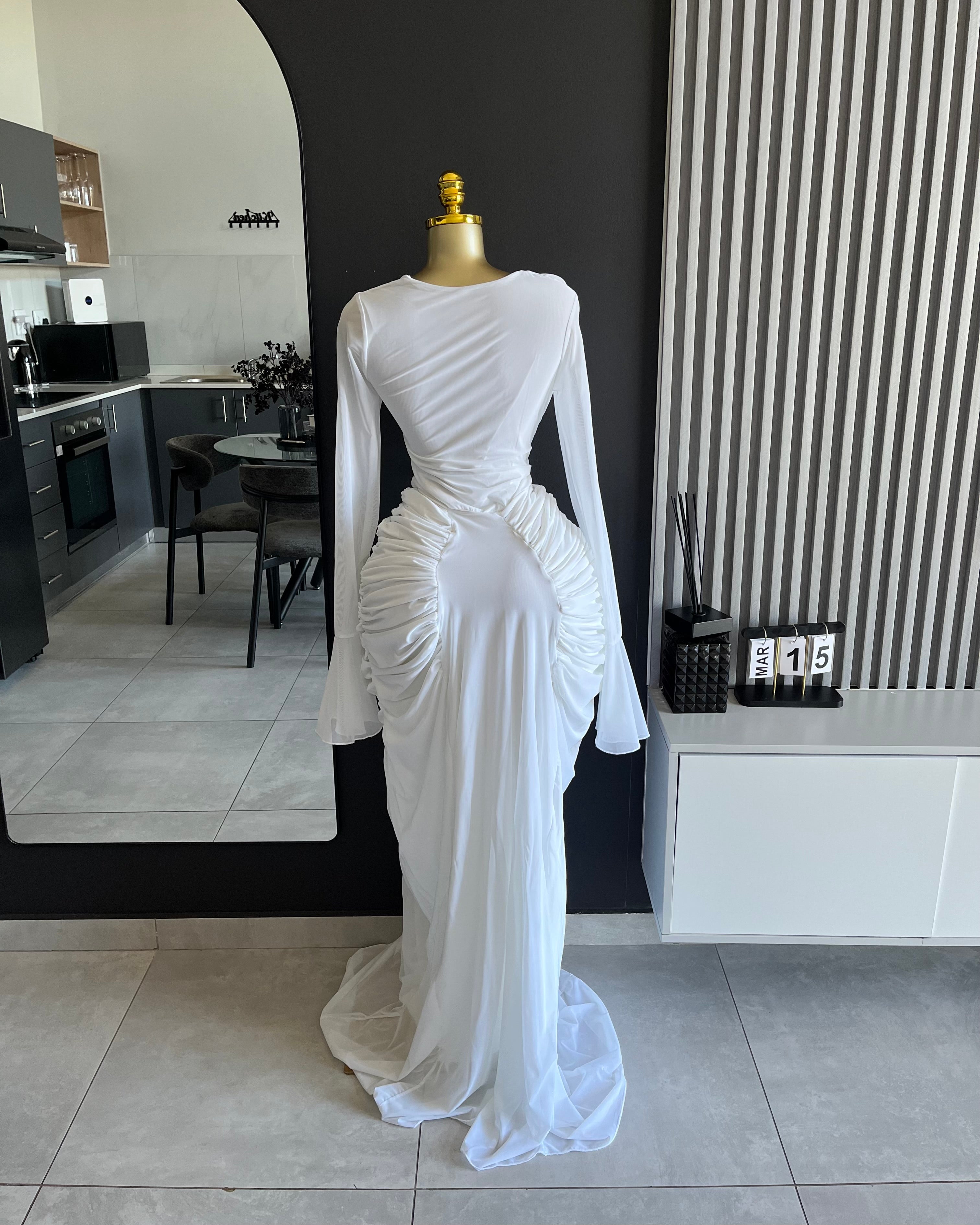 Olivette Draped Maxi Dress