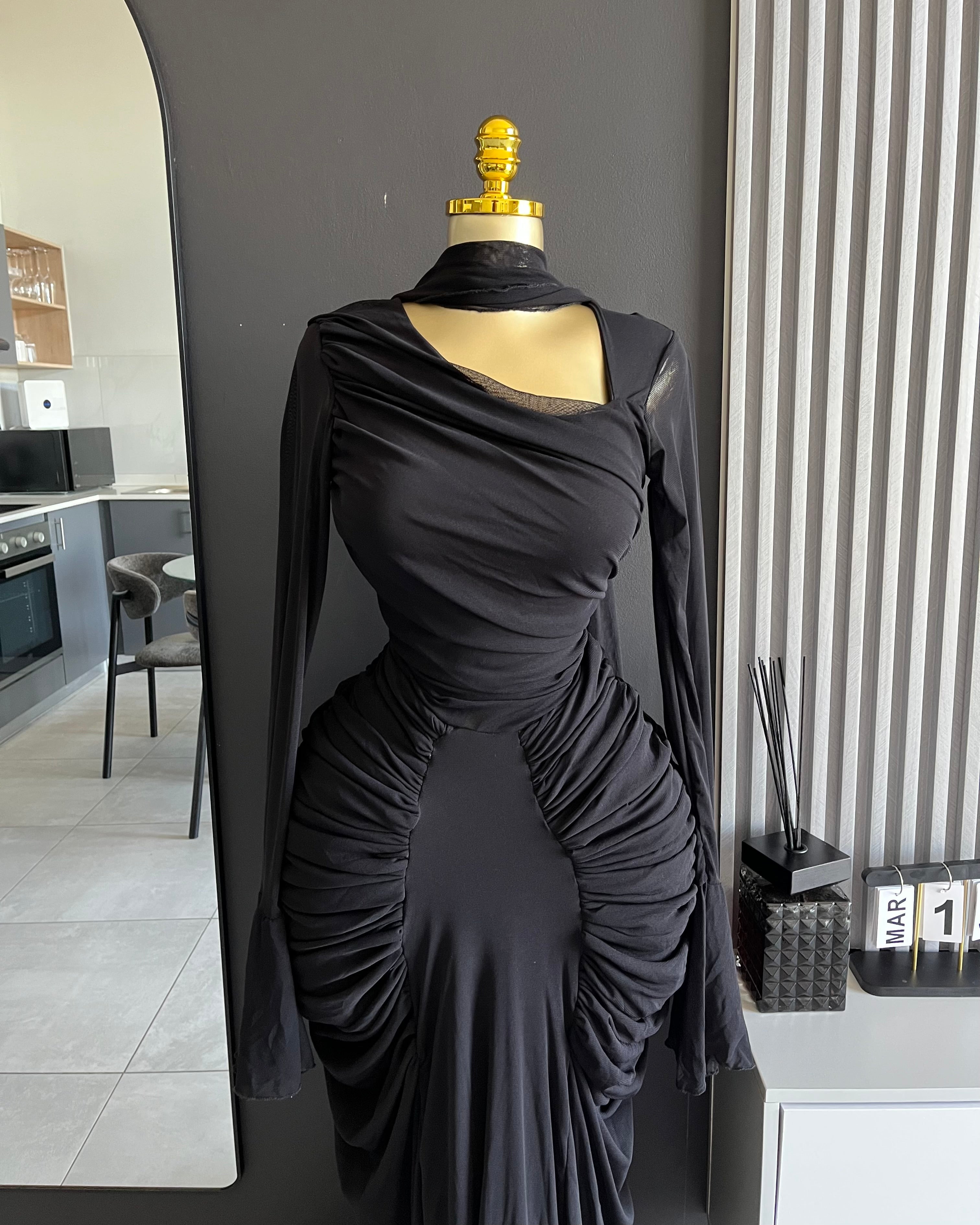 Olivette Draped Maxi Dress