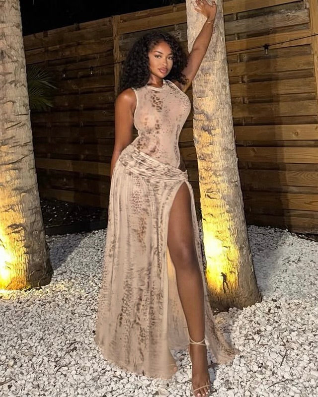 Hailey Printed Maxi Set