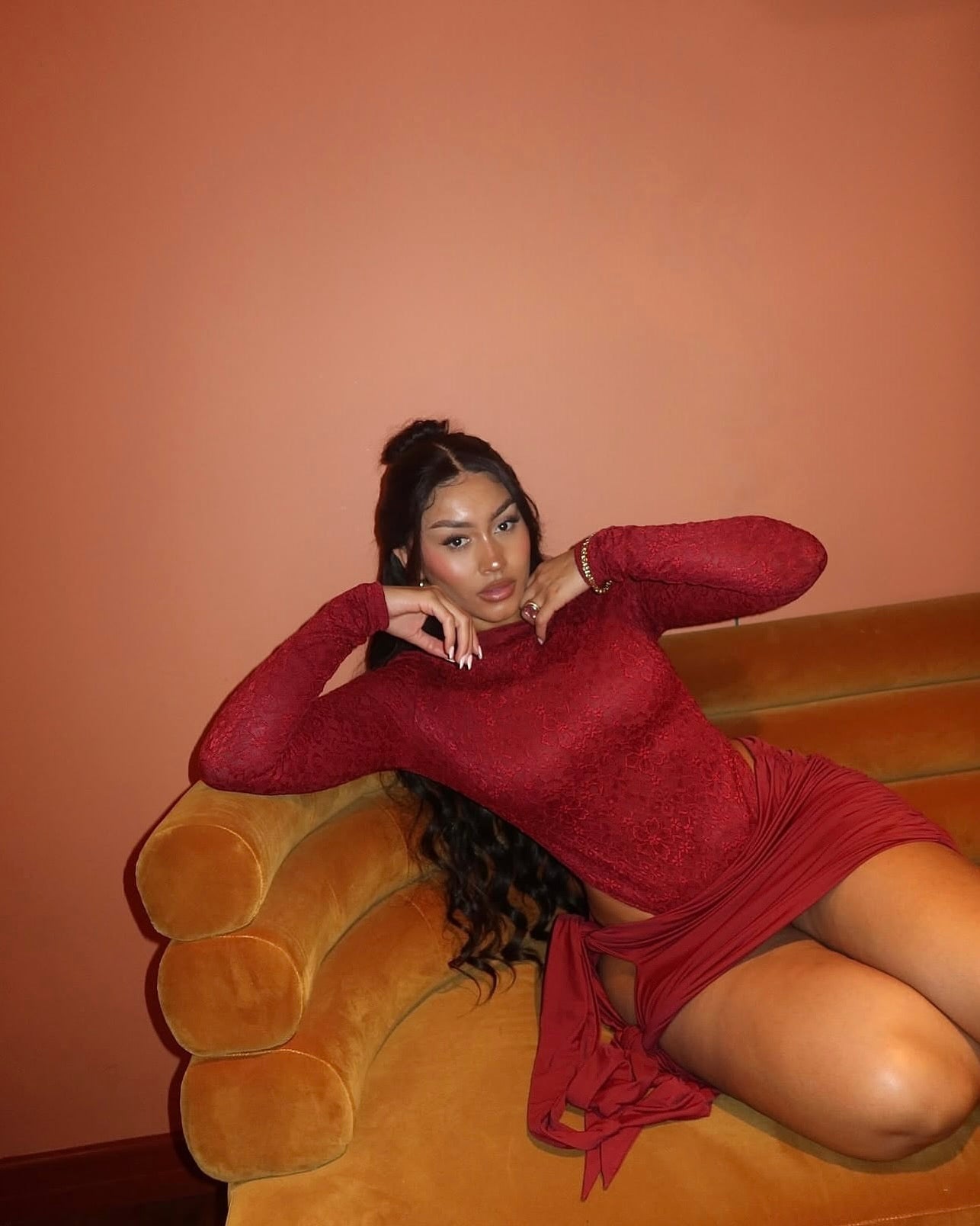 Sienna Lace Bodysuit Mini Set