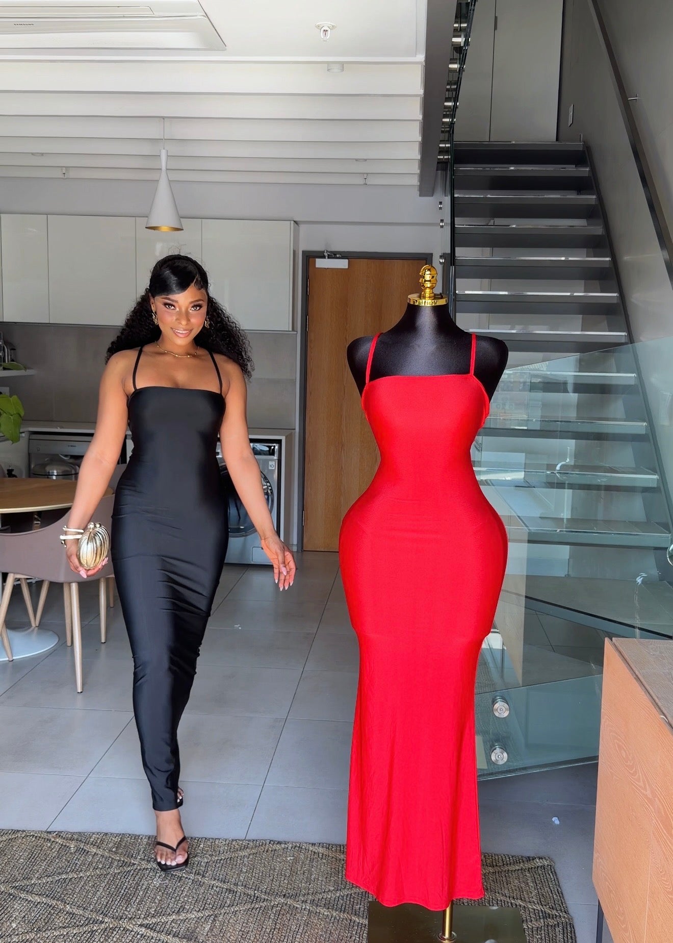Nadia Open-Back Maxi Dress