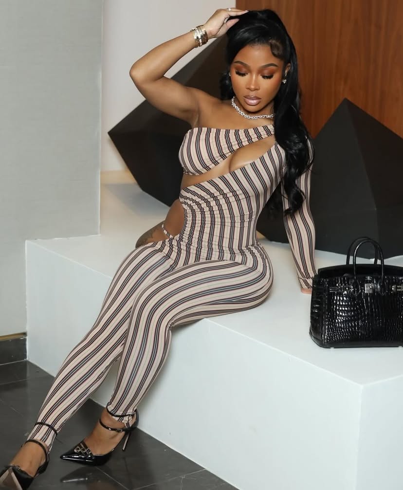 Maria One-Sleeve Cutout Jumpsuit