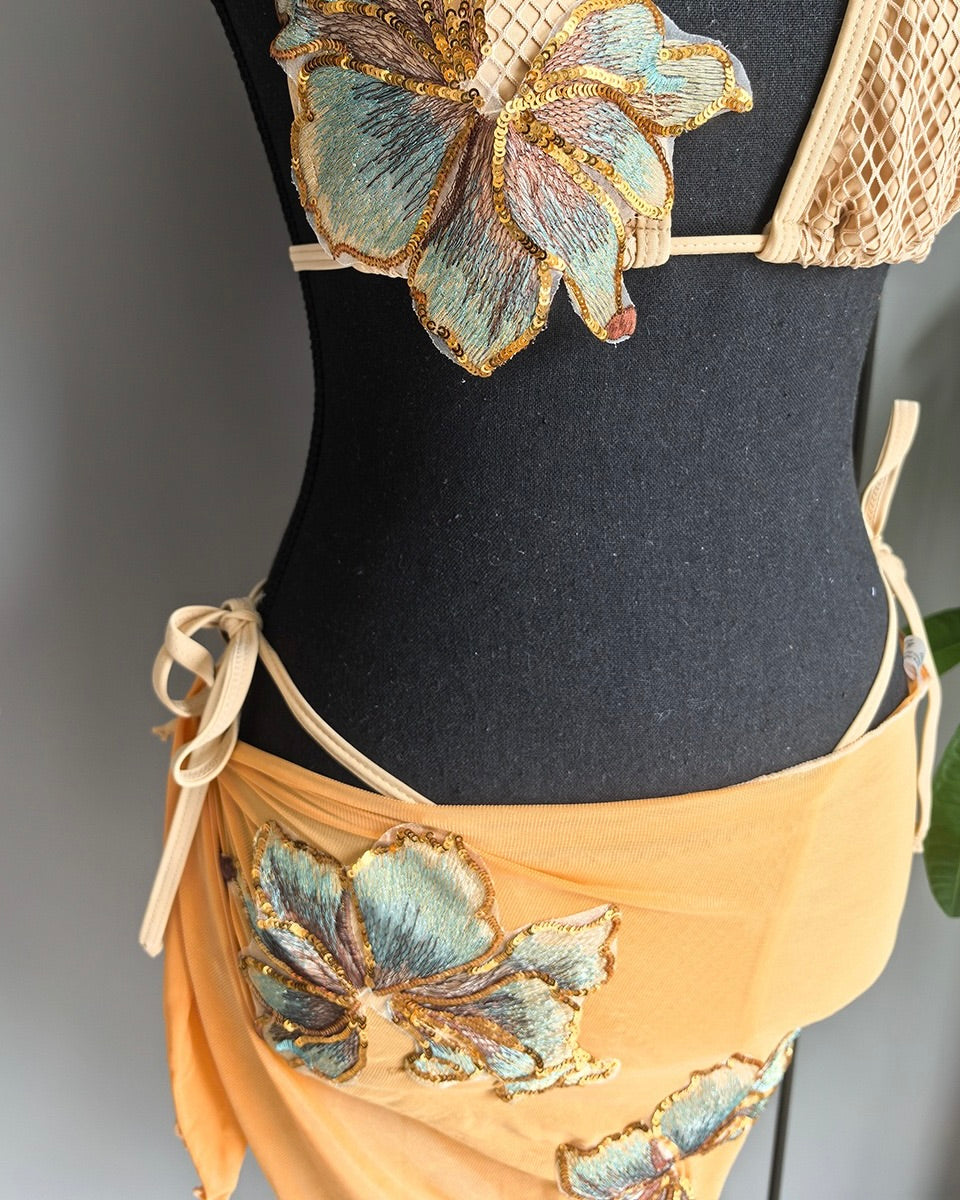 Yanna Butterfly Detail Bikini Set