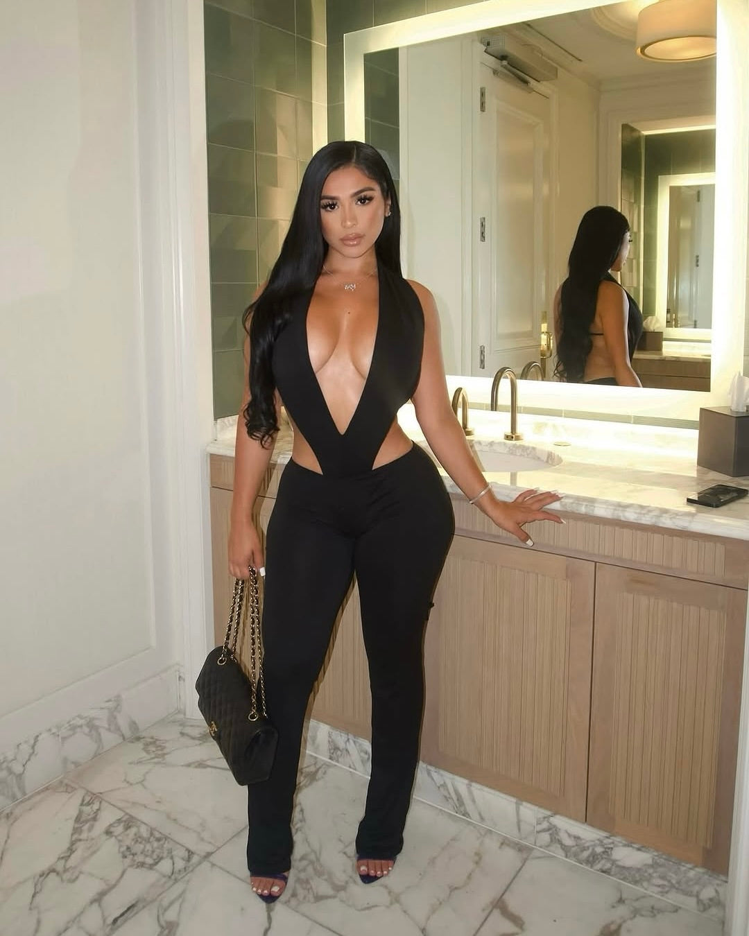 Ravine Deep Plunge Pant Set