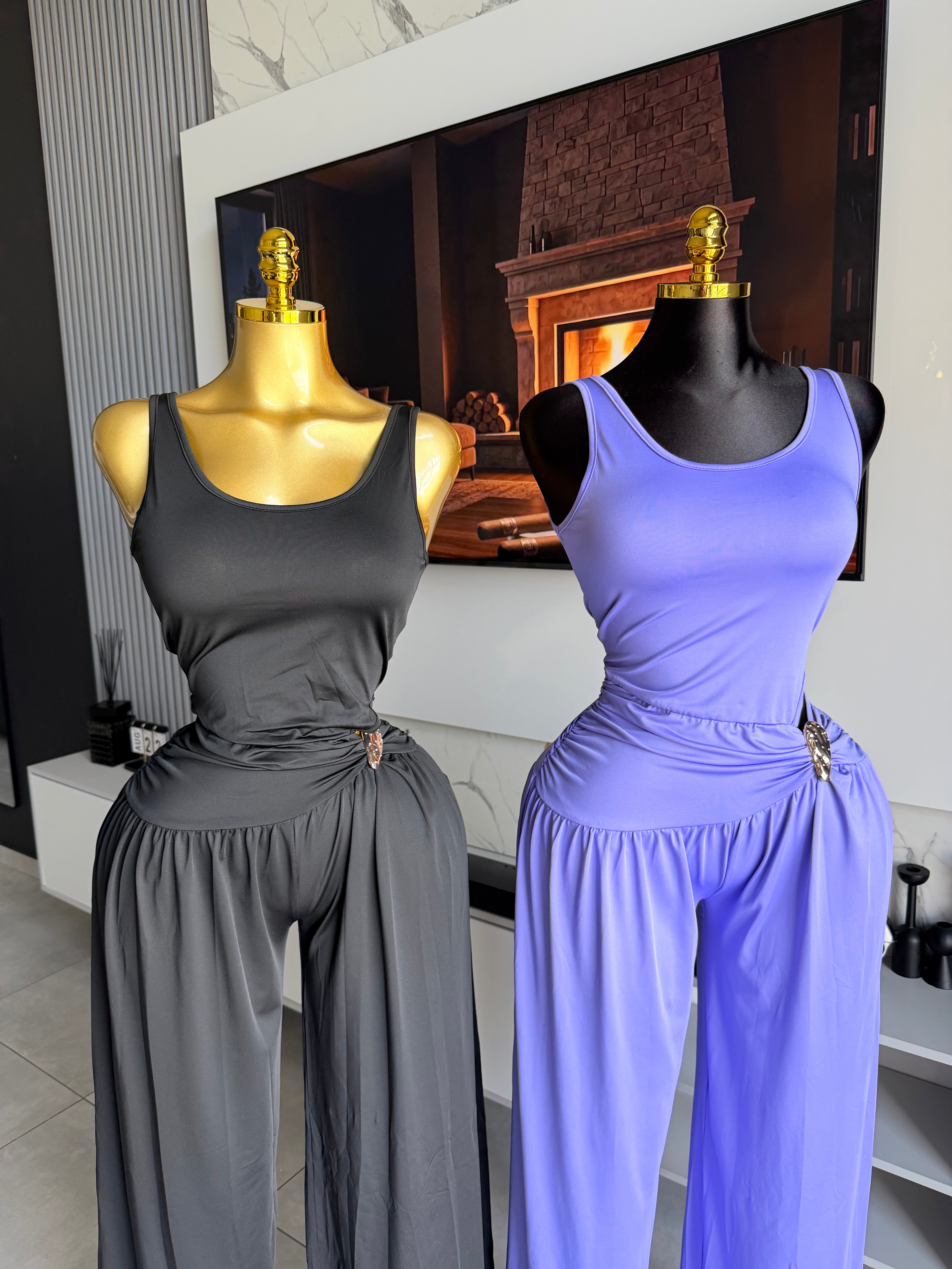 Monroe Drape Wide-Leg Jumpsuit