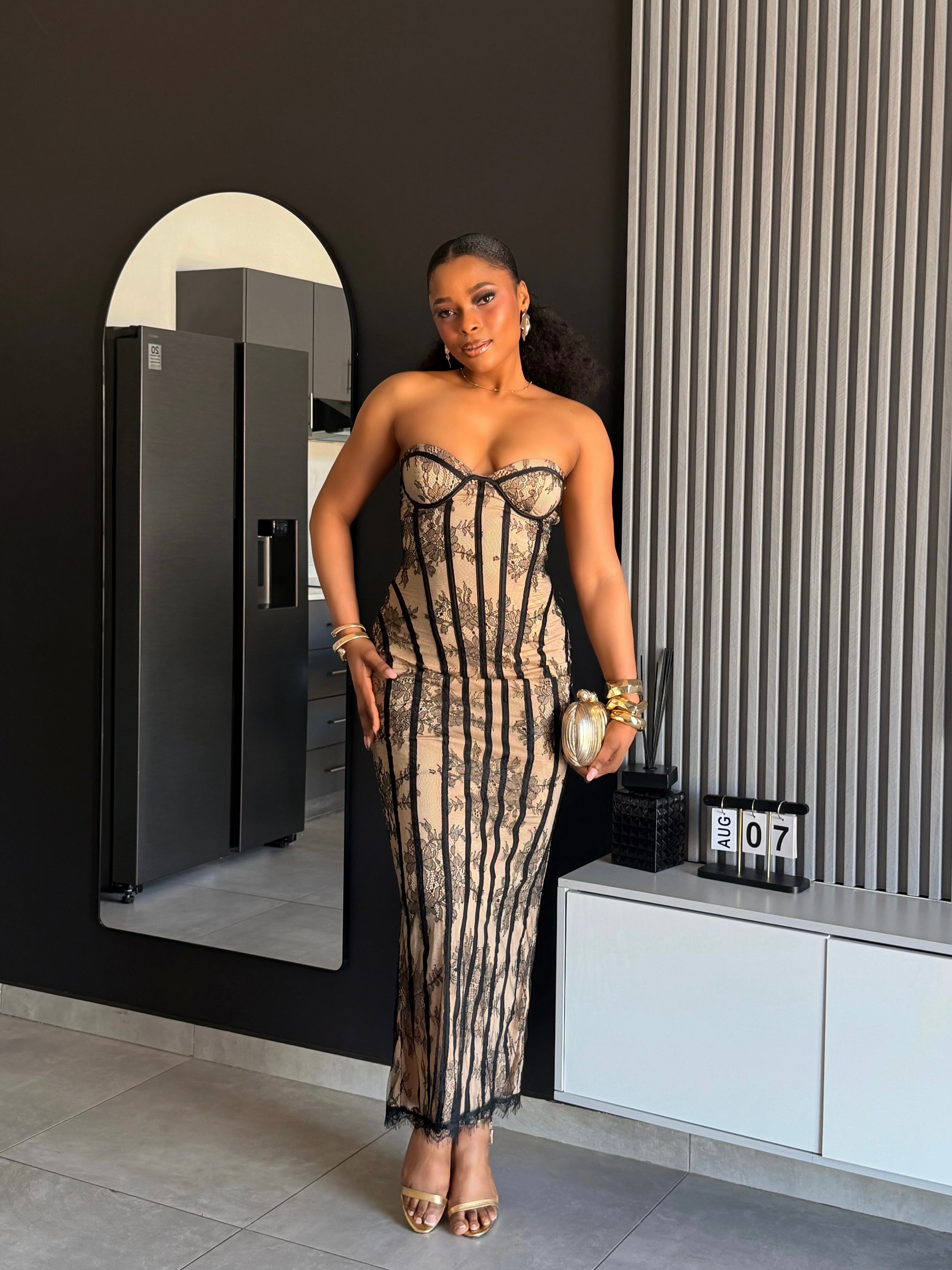 Cleora Lace Maxi Dress