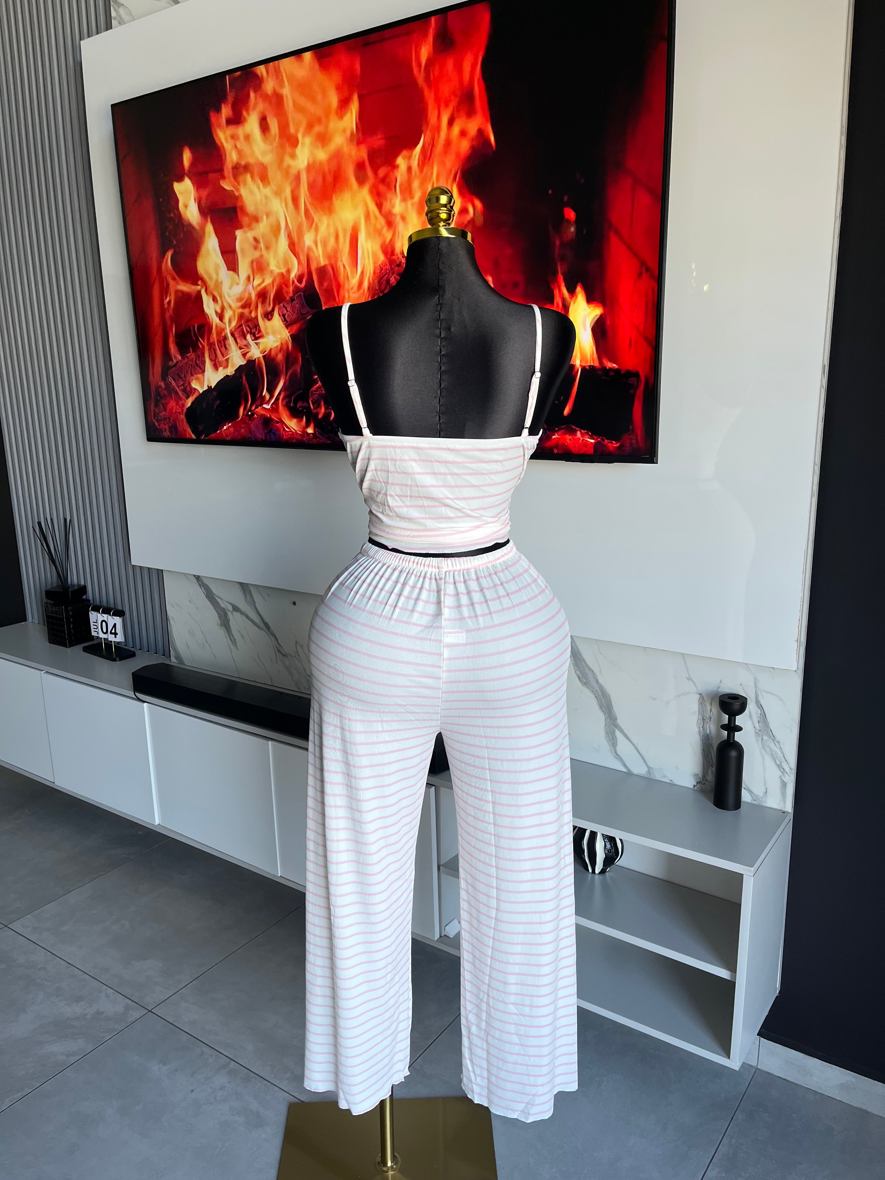 Eileen Striped Lounge Set (4 pieces)